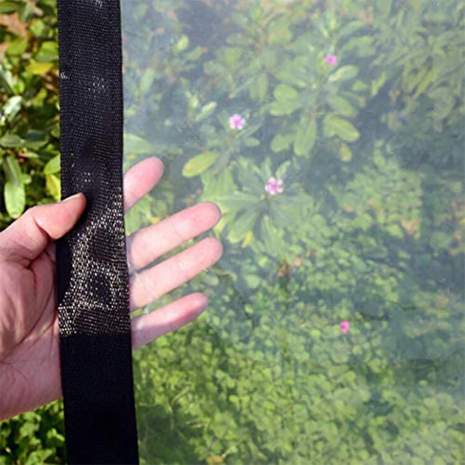 Durable Clear PE Plastic Greenhouse Tarp with Eyelets - 6x4m Transparent Waterproof Cover for Outdoor Garden, Balcony, Villa - Ideal for Plant Protection, Sunlight Control, and Weatherproofing