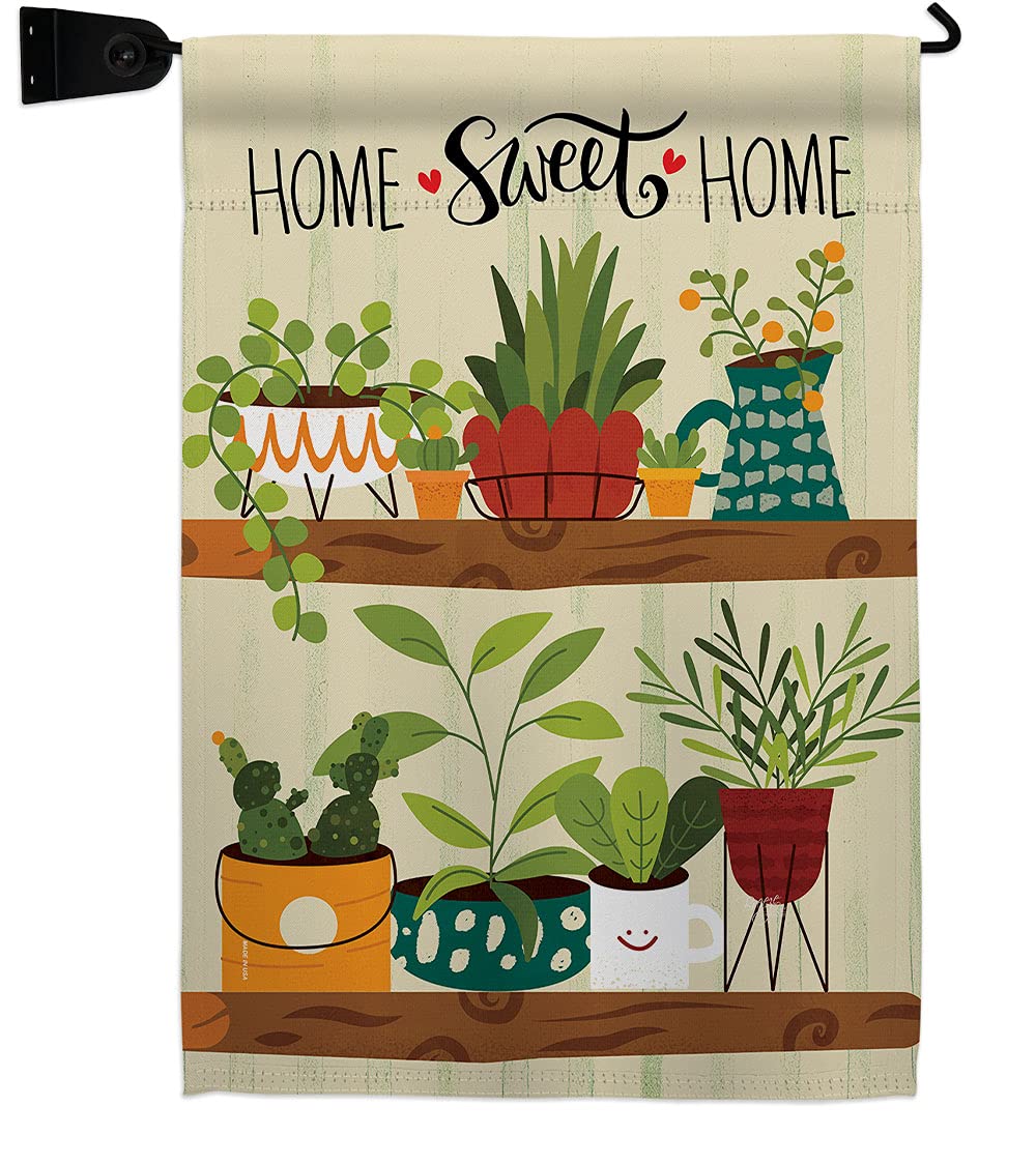Vintage Floral Garden Flag Set - Double-Sided Rustic Yard Banner for Mailbox & Home Decor (13x18.5 Inch) | Made in USA | Perfect for Spring Gardening, Porch Display & Housewarming Gifts
