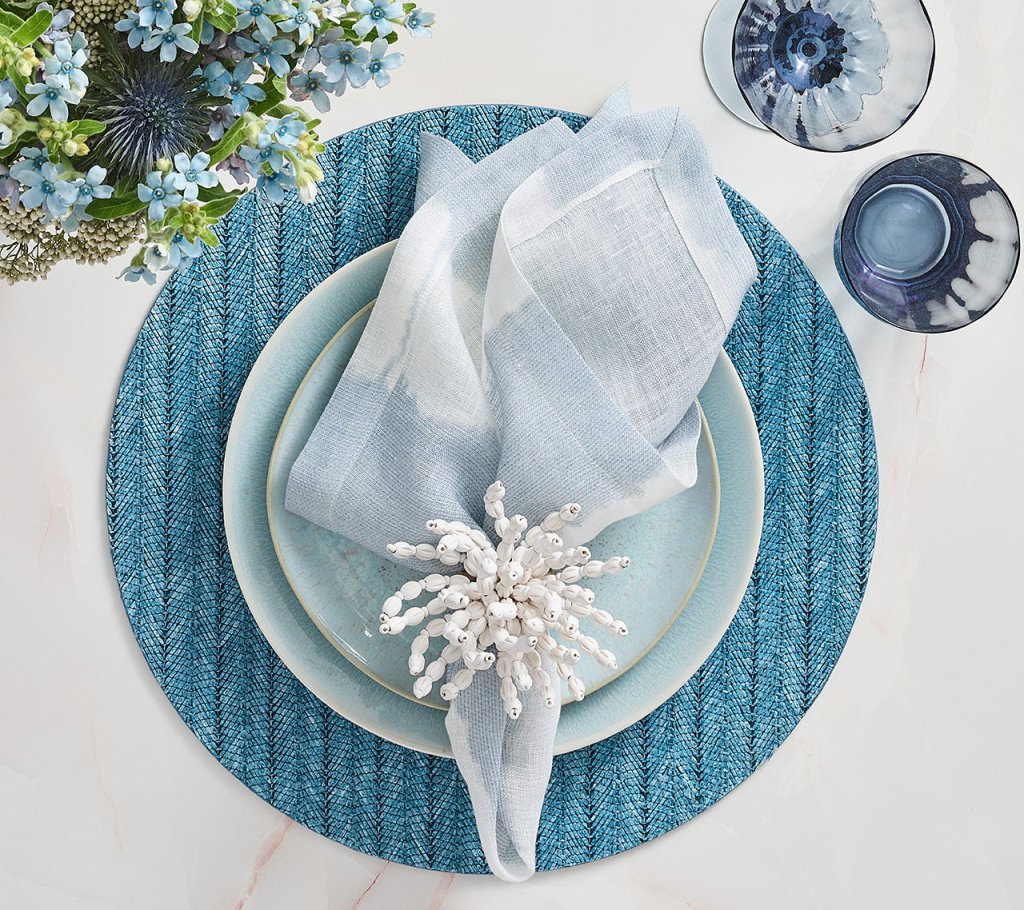 Elegant Reed Napkin Rings Set of 4 - Rustic Table Decor for Weddings, Dinner Parties & Holiday Place Settings