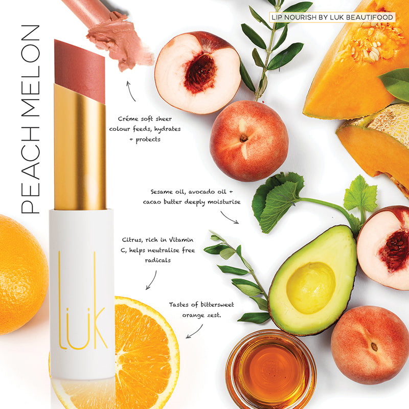 Peach Melon Lip Balm - 100% Natural, Hydrating & Nourishing Lip Care for Dry Lips | Perfect for Daily Use, Winter Protection & On-the-Go Moisture