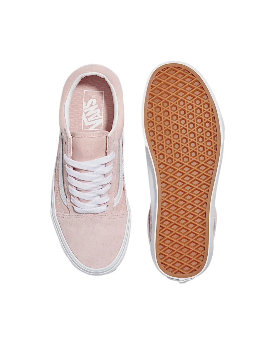VANS Women's Old Skool Sneakers - Ditsy Floral Print in Sepia | Casual Skate Shoes for Women | Perfect for Streetwear, Skateboarding & Everyday Fashion