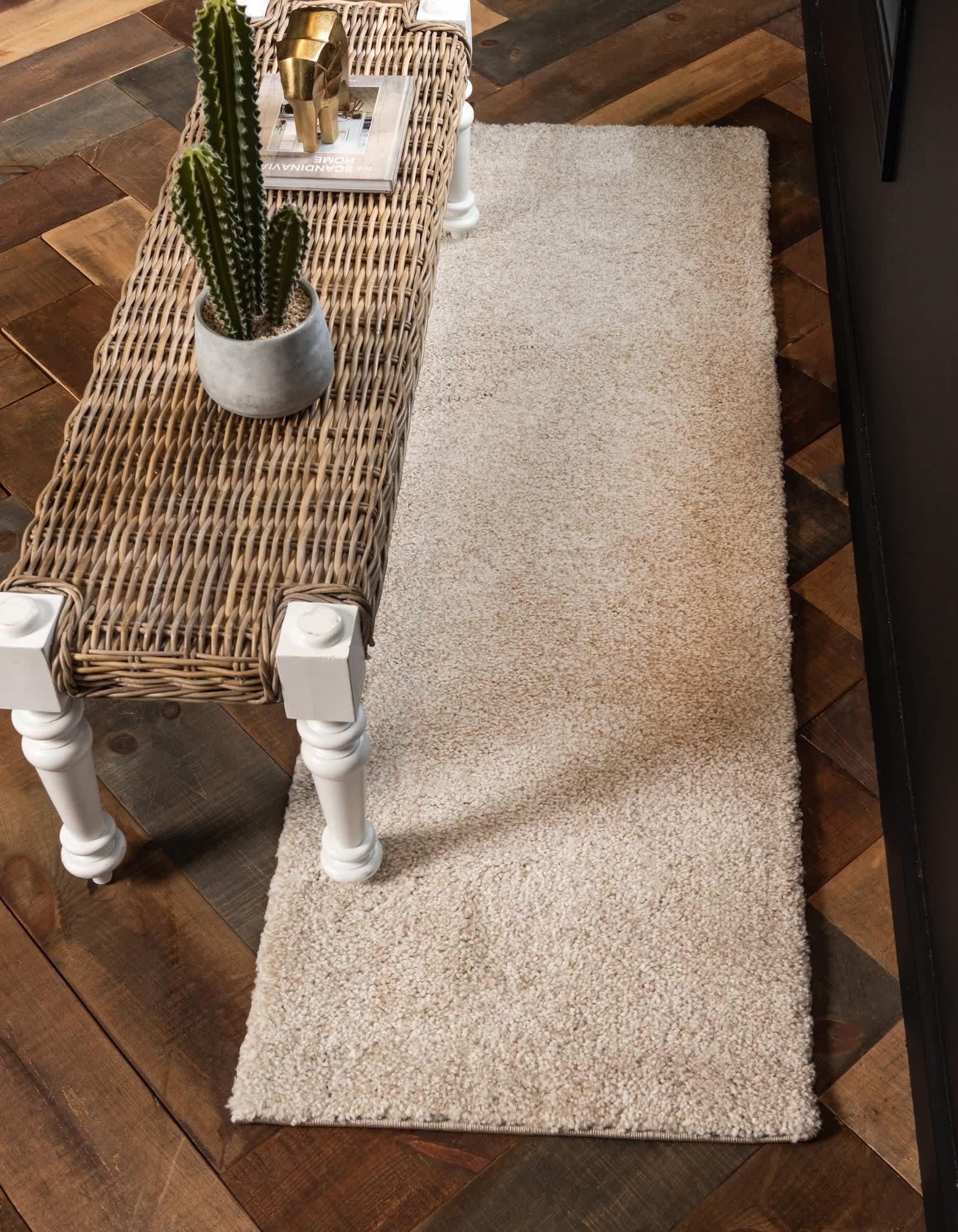 Unique Loom Solo Collection Calabasas Ivory Area Rug 2'2