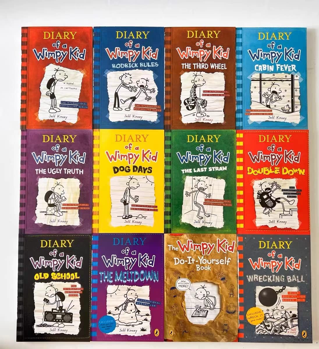 Diary of a Wimpy Kid Complete Book Set 1-16 | Best Books for Kids Ages 8-12 | Perfect for Home Reading, Classroom Libraries & Birthday Gifts