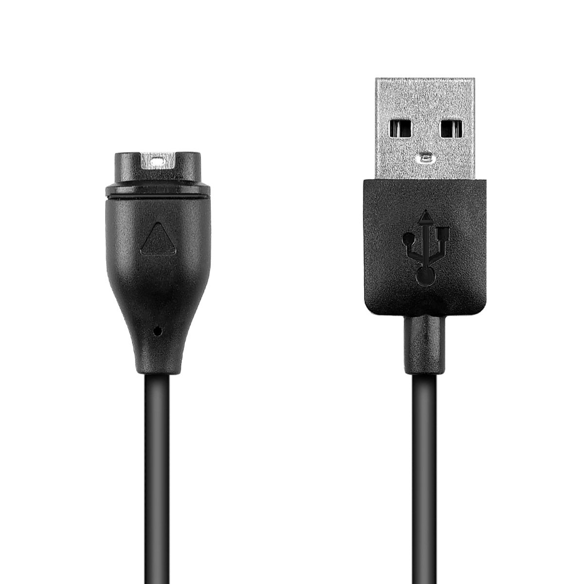 kwmobile USB Charger Cable for Garmin Vivoactive 3/4, Vivosport, Venu 2/2S/Sq, Fenix 5/6/7S/7 Smartwatch - Fast Charging Replacement Cord - Perfect for Travel, Workouts & Daily Use (Black)