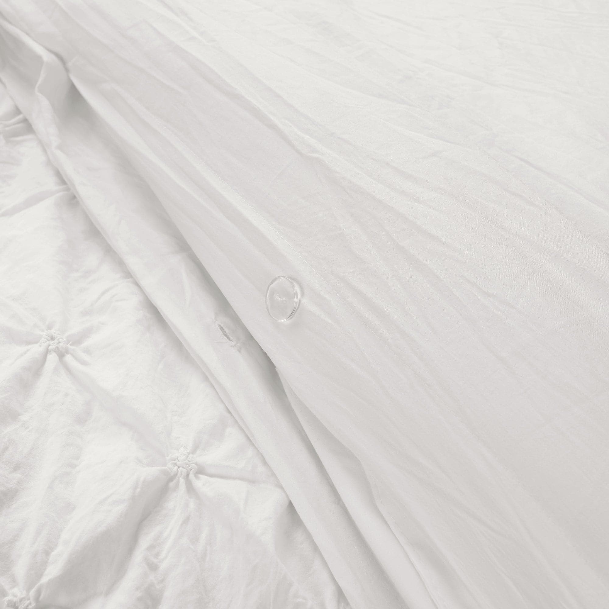 Ravello Pintuck 3-Piece Duvet Cover Set - Soft Luxury Bedding for Master & Guest Bedrooms - Perfect for Modern & Traditional Home Decor