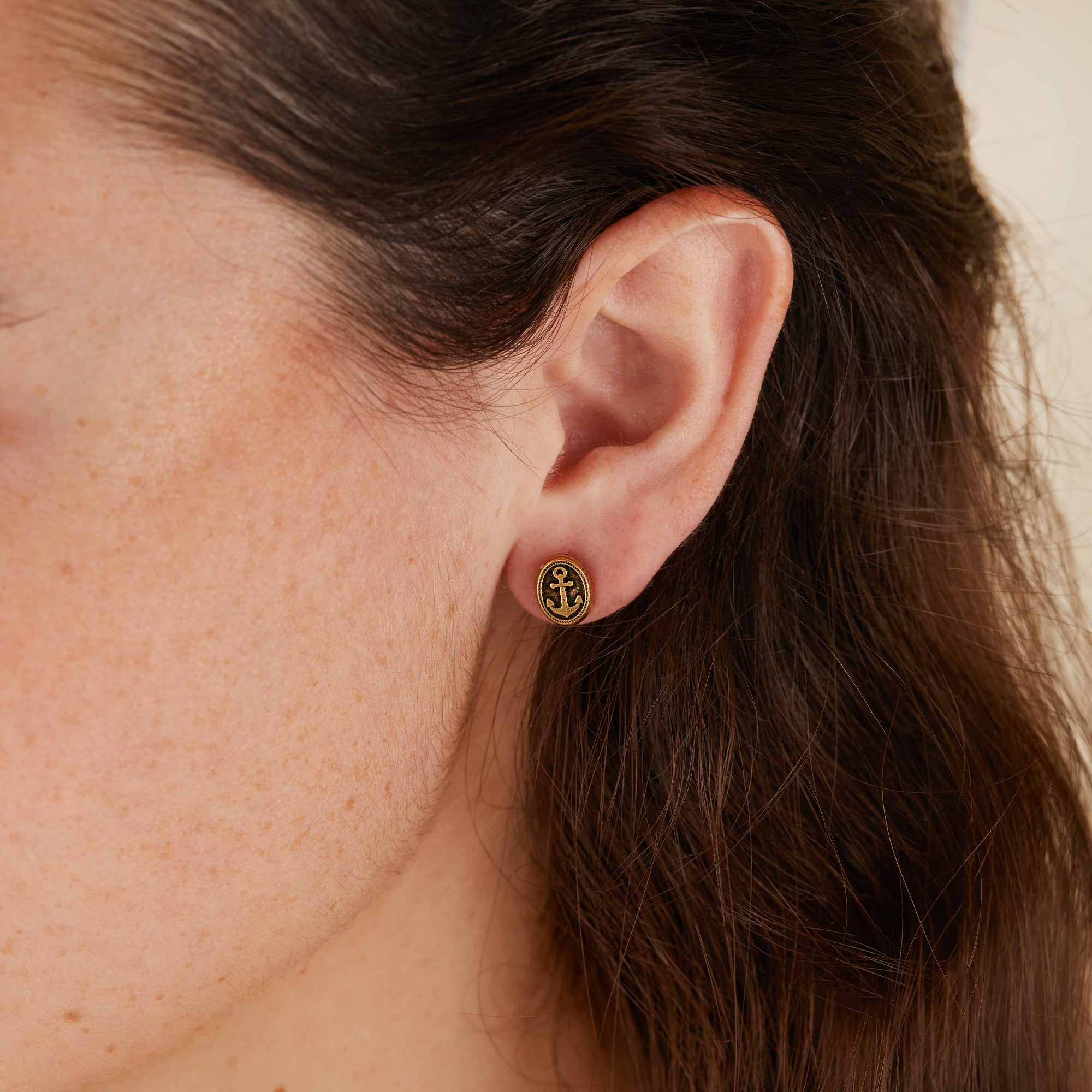 Anchor Stud Earrings for Women - Stainless Steel Hypoallergenic Jewelry - Perfect for Everyday Wear, Gifts & Nautical Fashion