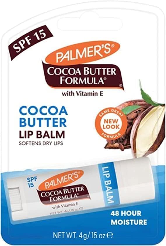 Palmers Cocoa Butter Formula Lip Balm SPF 15 - Moisturizing & Protecting Lip Care for Dry, Chapped Lips | Perfect for Outdoor Activities, Winter Skincare & Daily Hydration