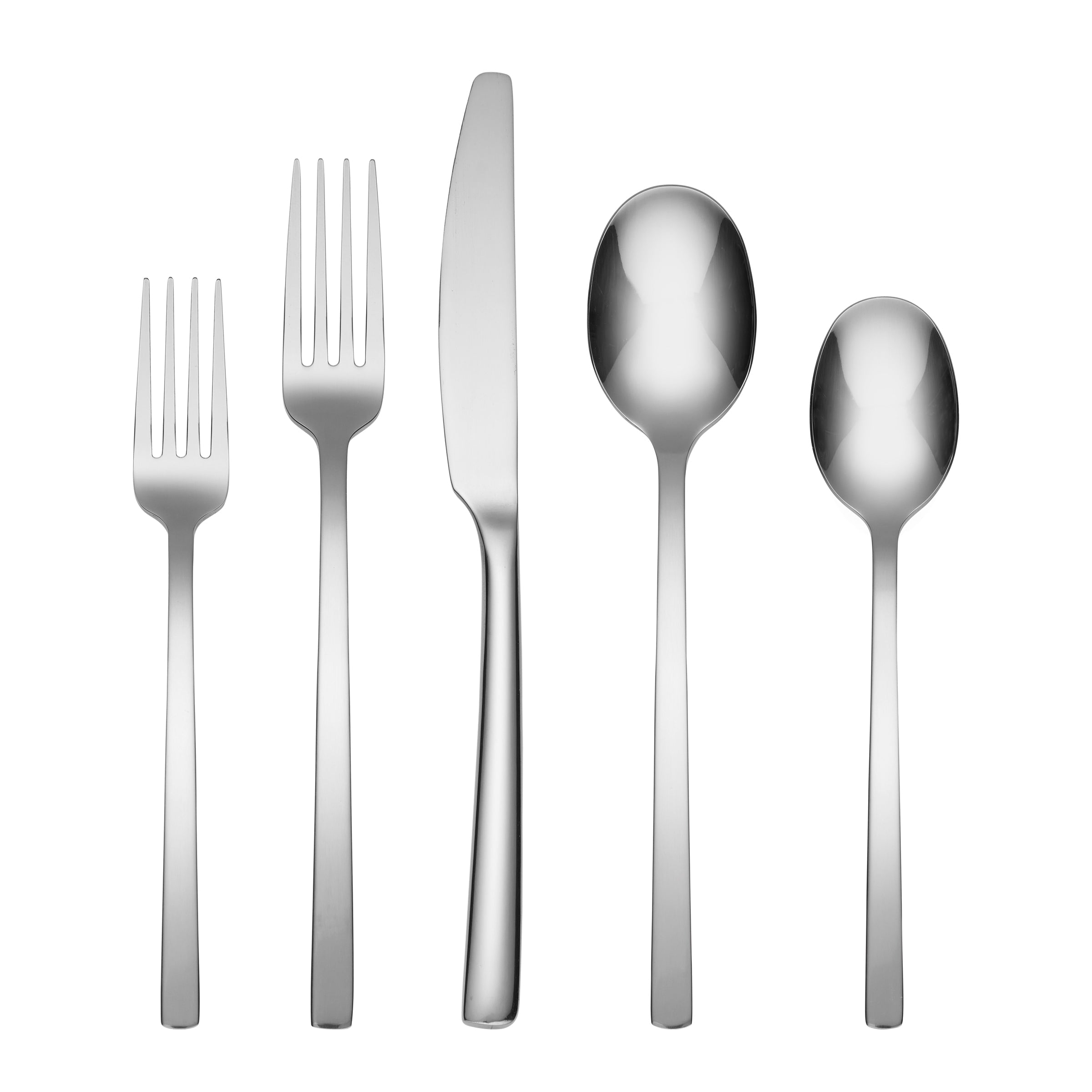 45-Piece Flatware Set - Stainless Steel Silverware with Mirror Finish - Perfect for Dining, Weddings, and Elegant Dinner Parties