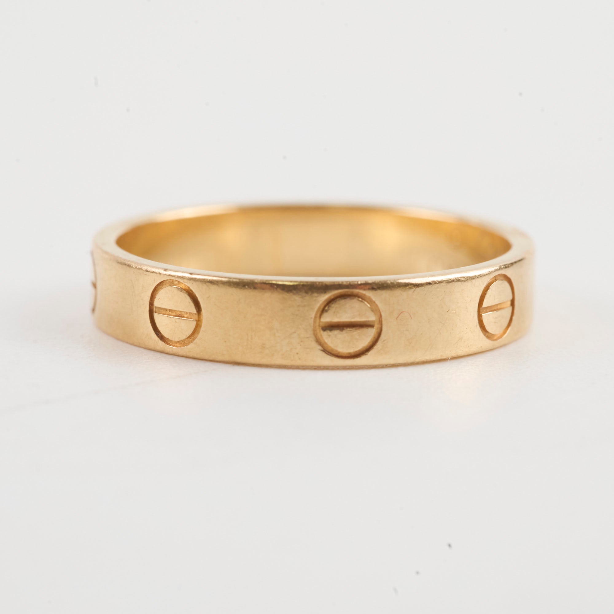 Cartier Small Love Ring in 18K Pink Gold - Size 54 | Luxury Wedding Band, Anniversary Gift for Her | Perfect for Engagements, Romantic Occasions & Everyday Wear