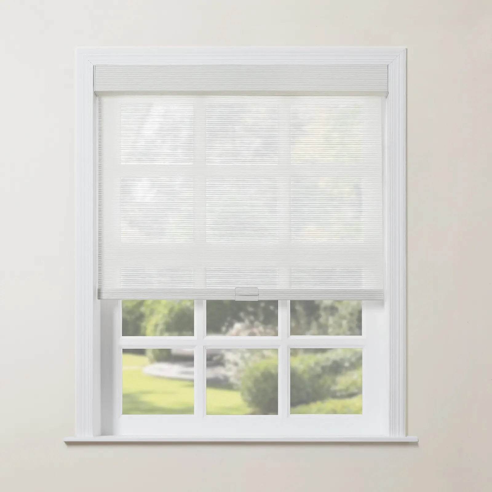 Rae Natural Jute Woven Wood Roller Shades Cordless - Eco-Friendly Window Coverings for Living Room, Bedroom & Home Decor