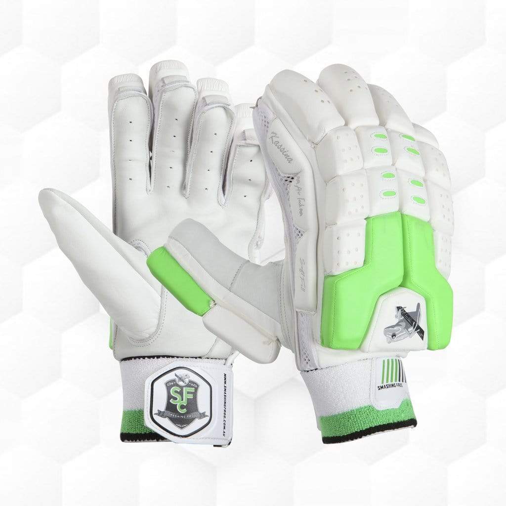 Premium SFC Kassina Cricket Batting Gloves - Right Hand (RH) - Ideal for Practice, Matches & Training Sessions