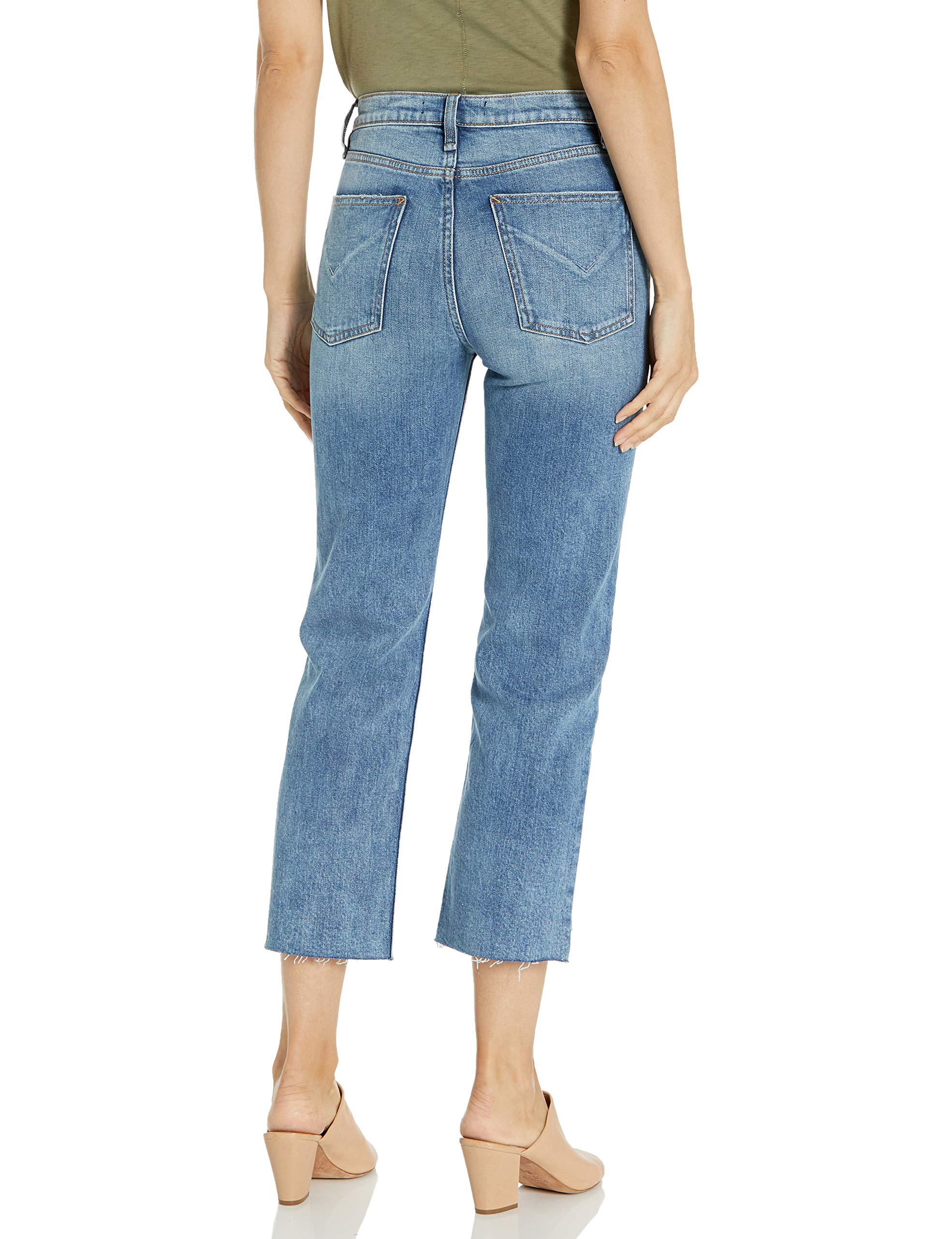 HUDSON Women's Remi High Rise Cropped Straight Leg Jeans - Stylish & Comfortable for Casual Wear, Office & Date Nights