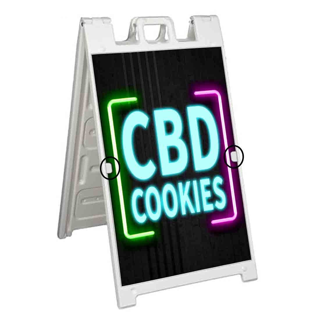 Premium CBD Cookies A-Frame Sign (24