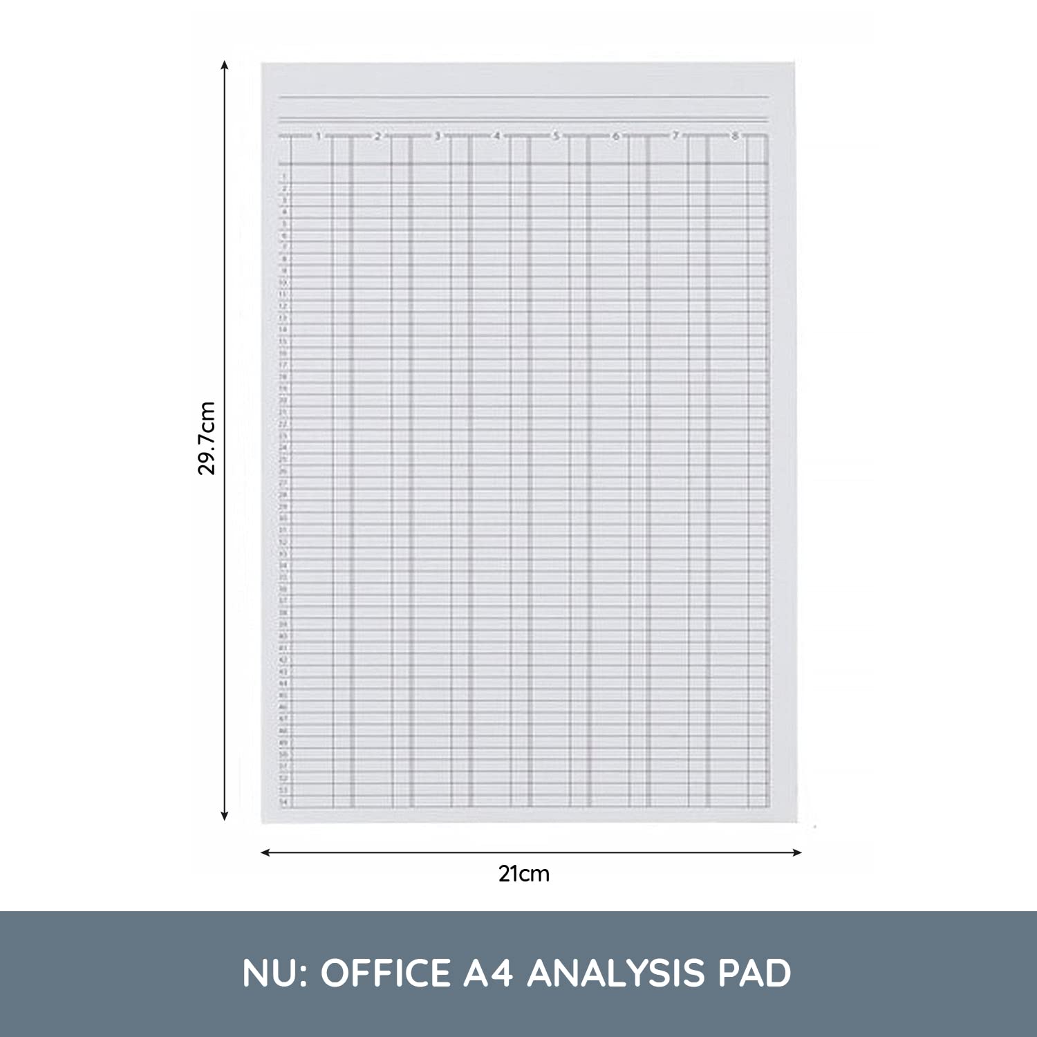 Premium A4 Analysis Notebook - 160 Pages, Pack of 5 - Office & School Writing Pad for Note Taking, Journaling & Business Meetings - Durable Stationery Supplies