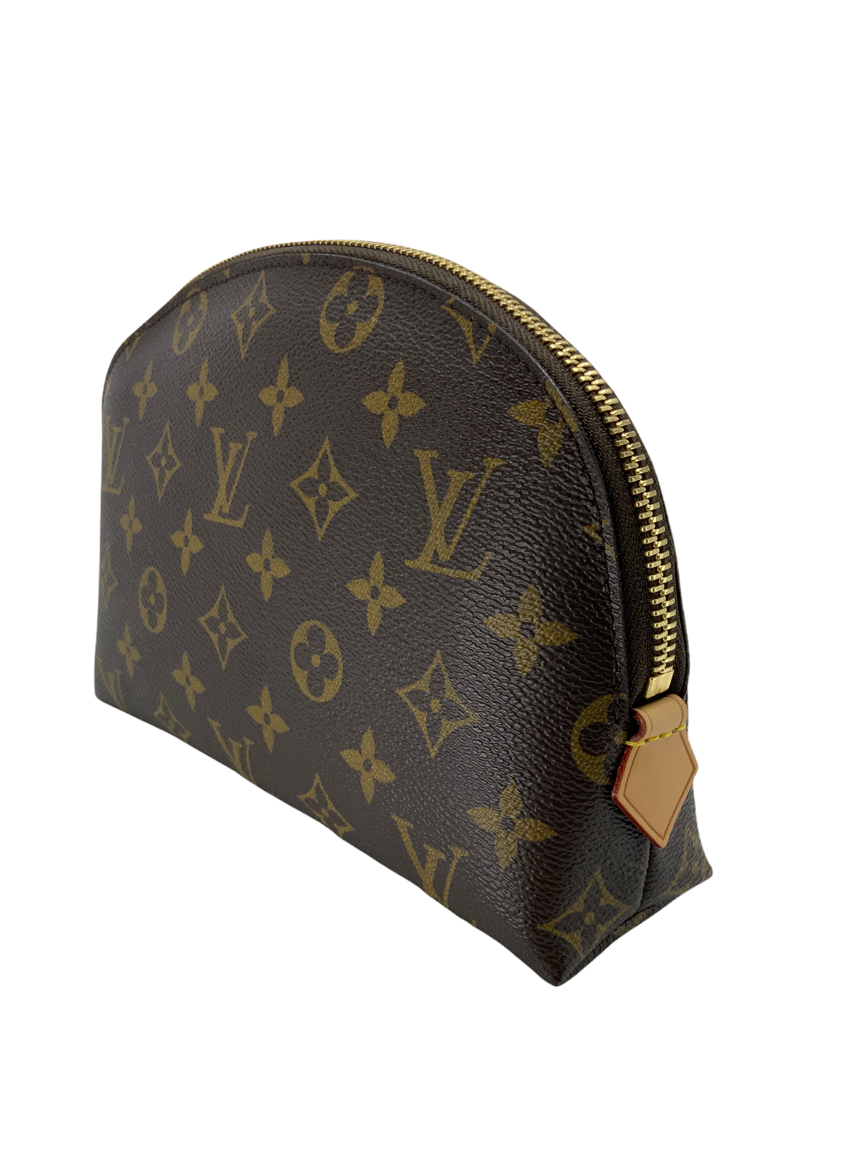 Authentic Louis Vuitton Monogram Canvas Cosmetic Pouch - New & Unused | Luxury Makeup Bag for Travel & Everyday Use