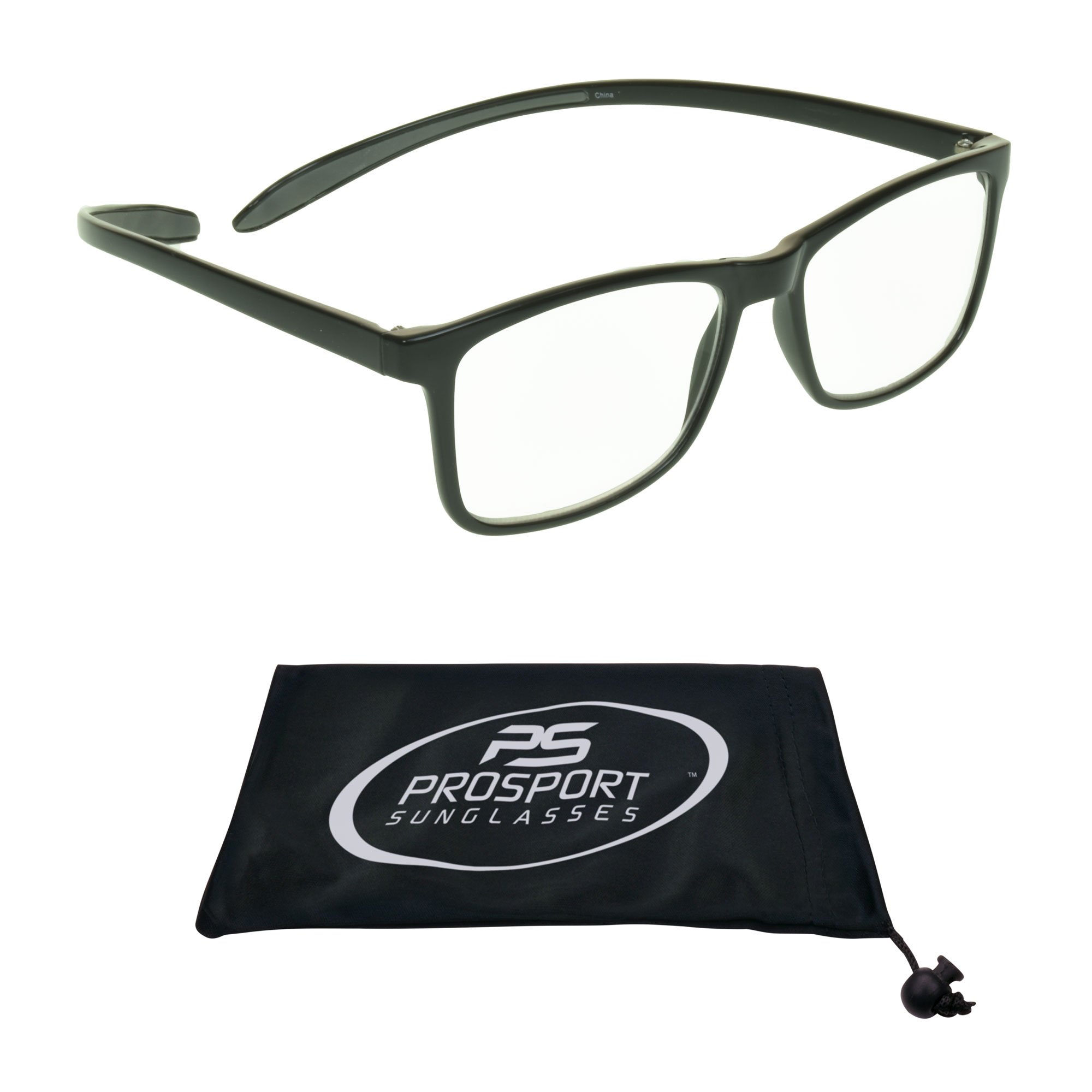 Progressive Multifocal Reading Glasses for Men & Women - 3 Magnifications in 1 Lens, No-Line Design for Computer Work, Gaming & Reading (Blue Light Blocking)