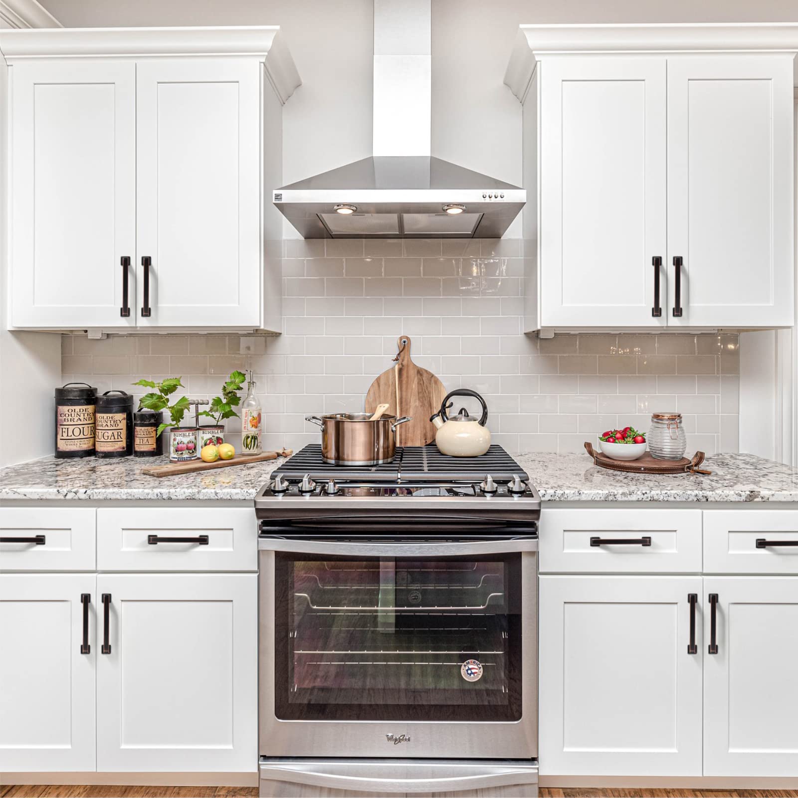 10 Pack Oil Rubbed Bronze Cabinet Handles - 3.75 Inch Kitchen Cabinet Pulls & Cupboard Hardware - Perfect for Modern Kitchens, Bathrooms & Furniture Upgrades