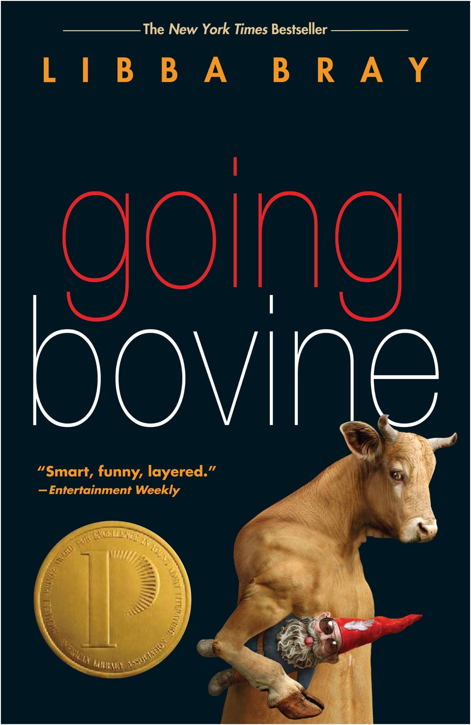 Going Bovine by Libba Bray - Award-Winning YA Novel | Coming-of-Age Story, Dark Comedy & Adventure | Perfect for Teen Readers & Book Clubs