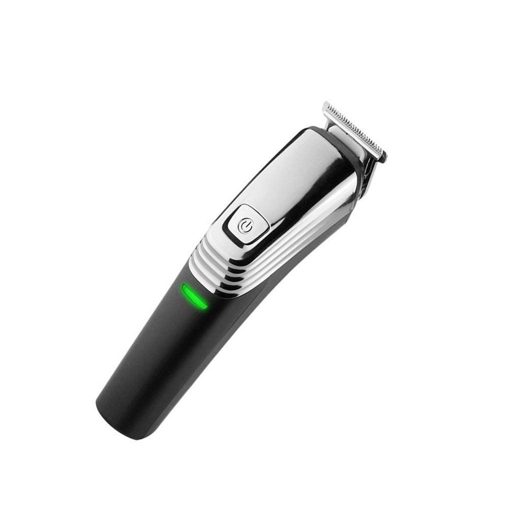 GYF 6-in-1 Men's Electric Hair Clipper & Shaver Kit - USB Rechargeable, Washable, with Nose Trimmer - Professional Grooming for Beard, Hair & Body (Black) - Perfect for Home, Travel & Salon Use