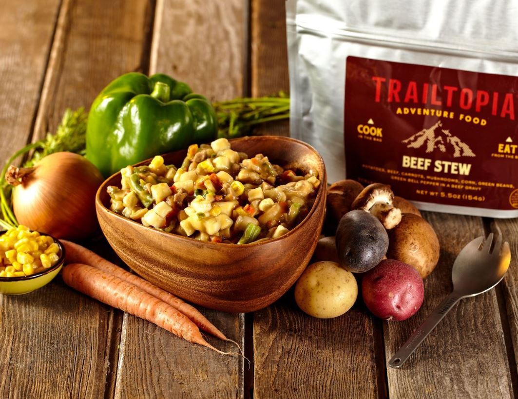 Premium Beef Stew Single Serving - Tender Meat & Rich Gravy - Ready-to-Eat Meal for Camping, Hiking & Emergency Food Supply
