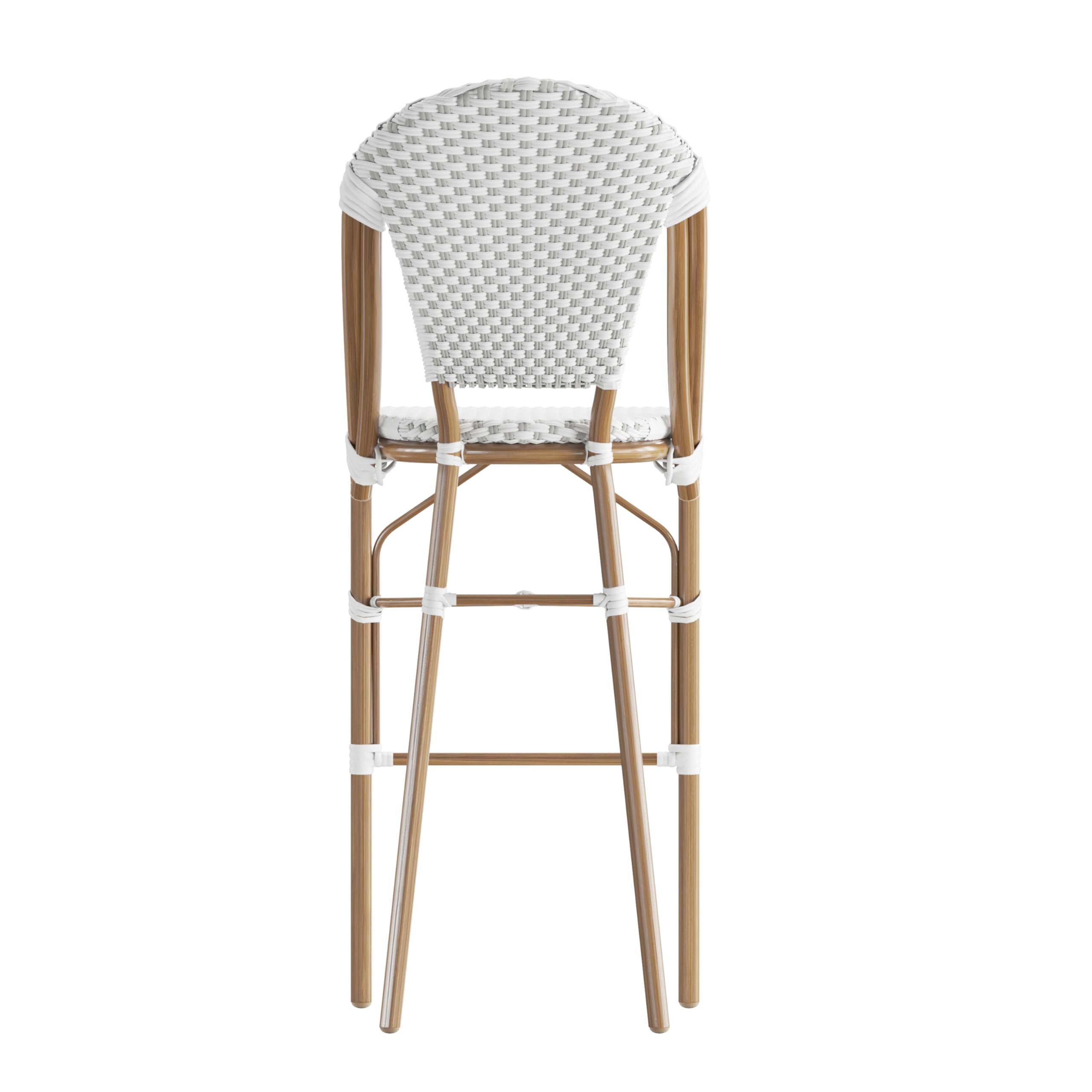 Flash Furniture Lourdes Commercial Grade Bistro Bar Stools, Set of 2 - 30