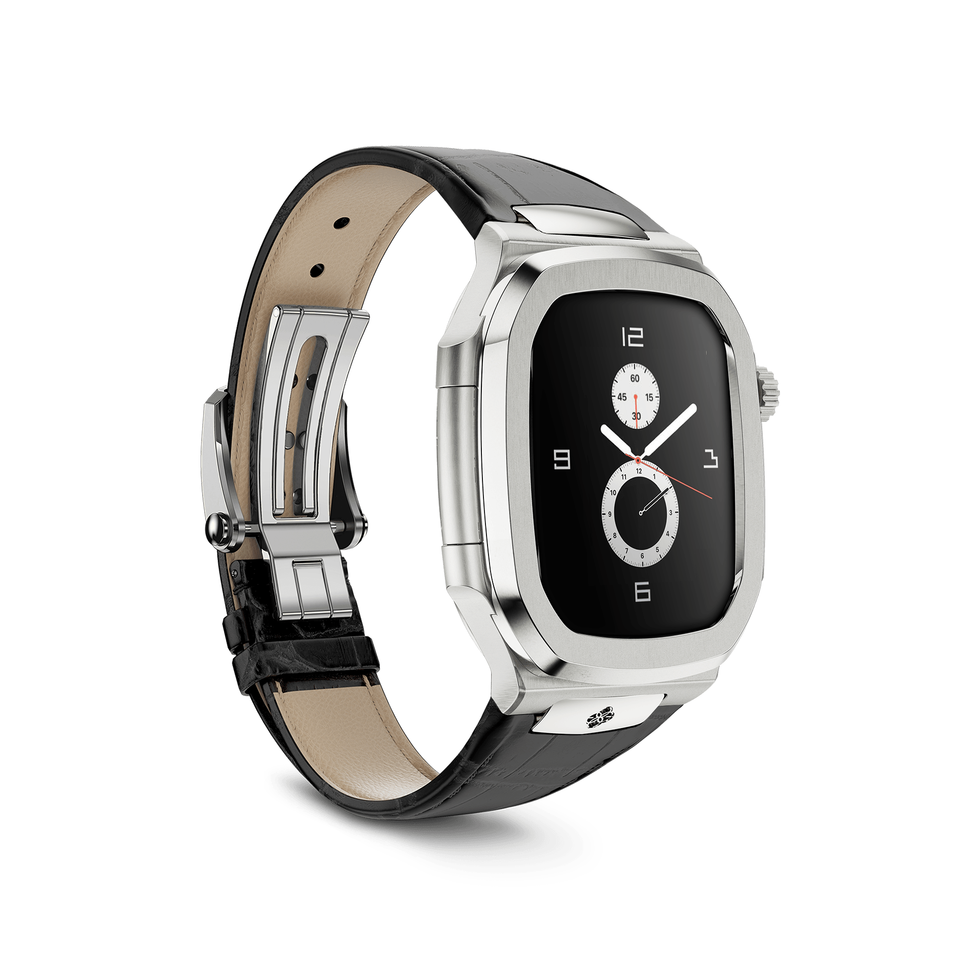 Apple Watch Case ROL45 - Premium Silver Protective Cover for Apple Watch - Perfect for Sports, Workouts & Everyday Use