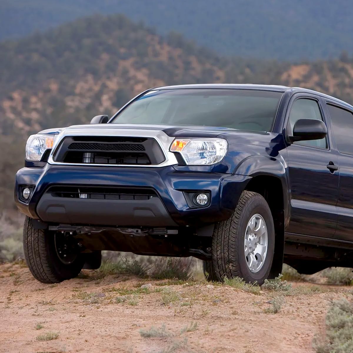 Replacement Clear Headlights for 2012-2015 Toyota Tacoma Pickup - LED Driving Lamps with Durable Lens - Perfect for Off-Roading & Night Driving