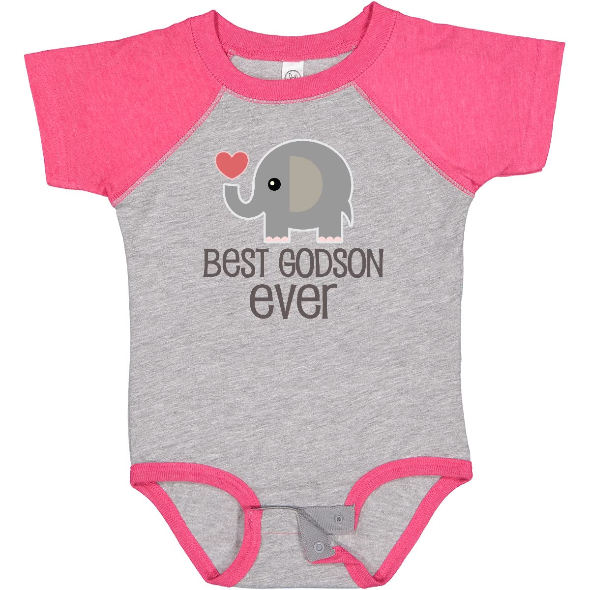 Inktastic Best Godson Baby Boy Bodysuit - Soft Cotton Onesie for Newborns, Infants & Toddlers - Perfect for Baptism, Christening & Family Photos