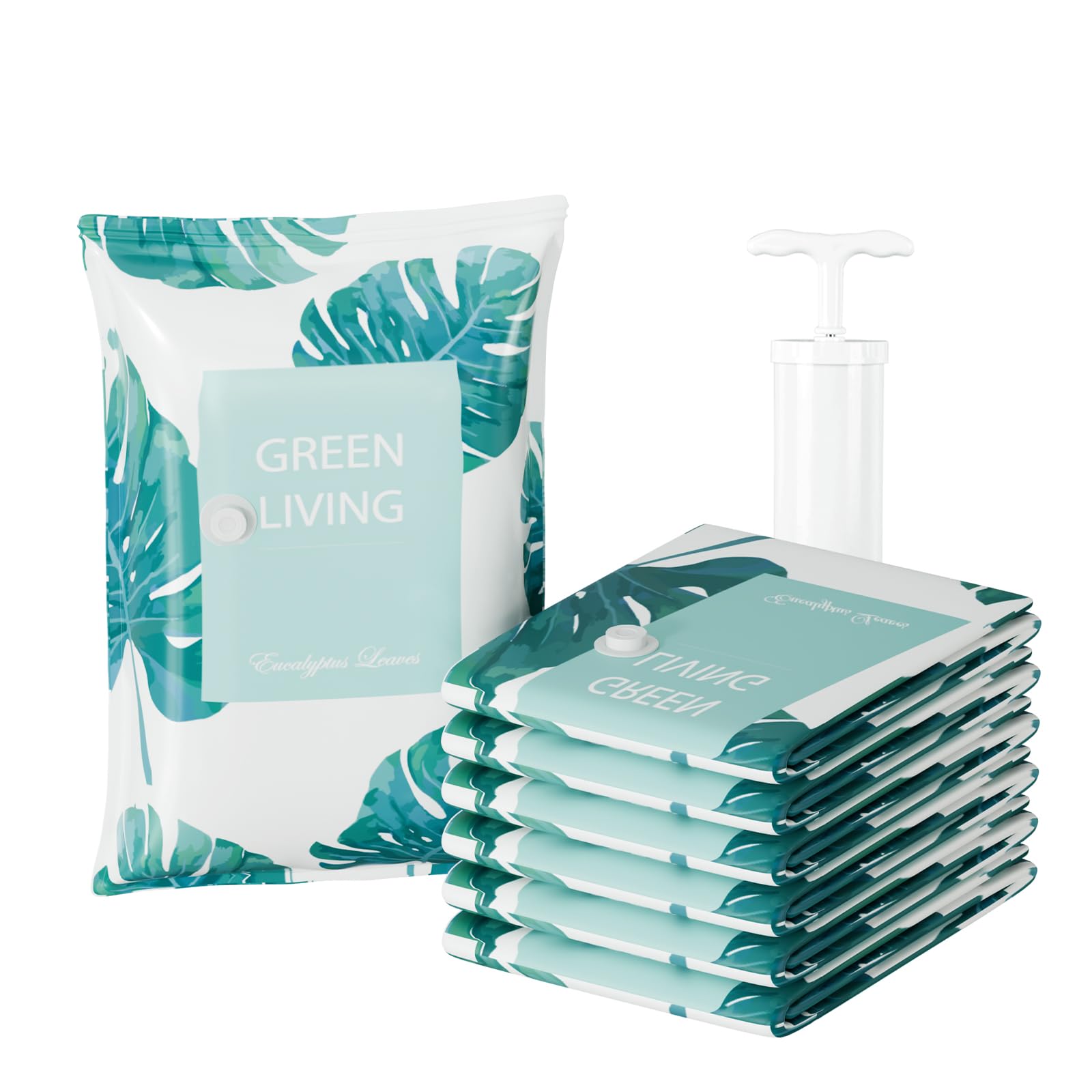 Vacuum Storage Space Saver Bags for Clothes, Comforters & Blankets - 4 Small, 4 Medium, 2 Large, 2 Jumbo Bags with Hand Pump - Perfect for Travel, Seasonal Storage & Home Organization