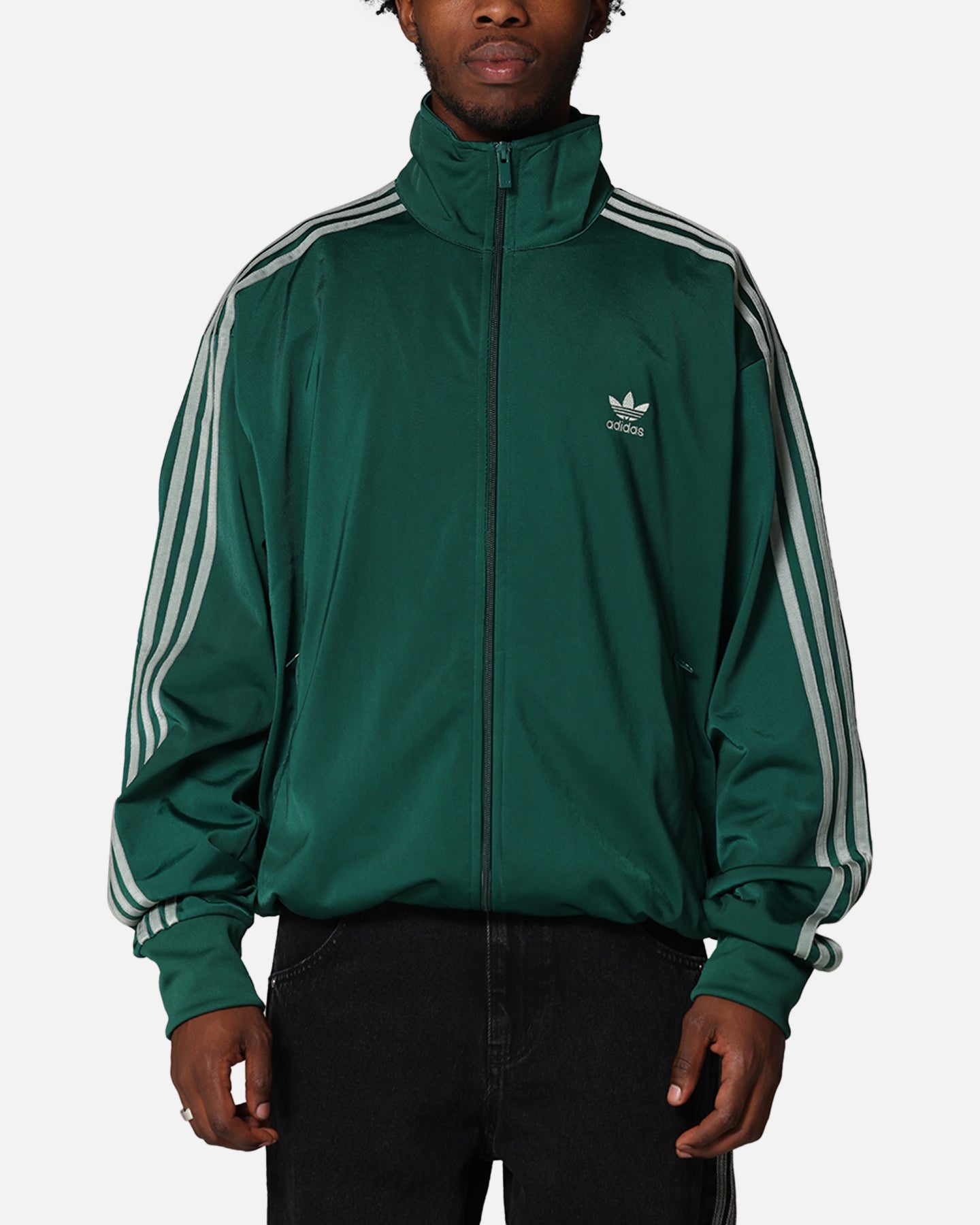 Adidas Firebird Track Jacket for Men & Women - Retro Green Vintage Windbreaker - Lightweight Running, Jogging & Casual Wear