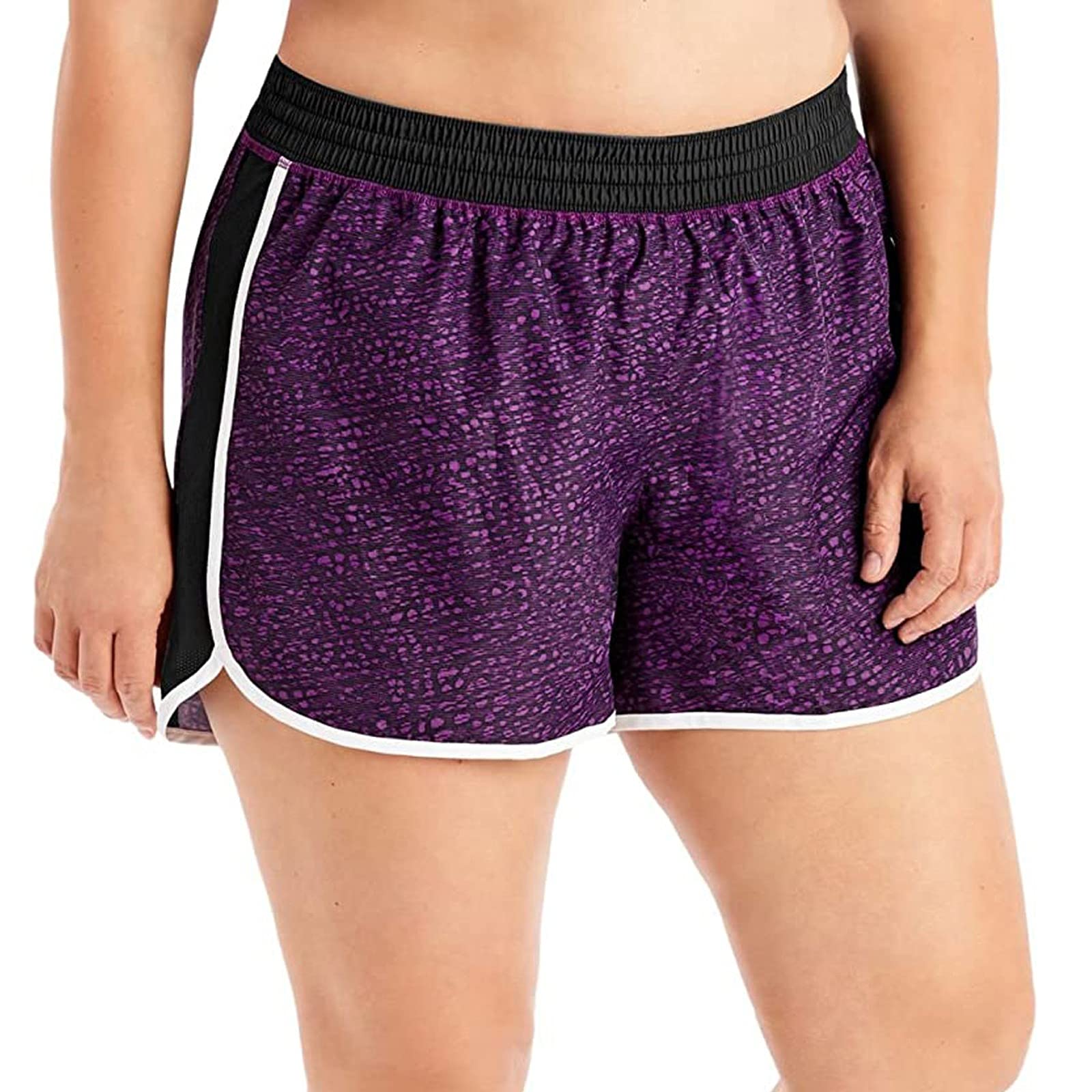 FlekmanArt Women's Workout Running Shorts - Lightweight Quick-Dry Athletic Gym Shorts with Elastic Waist for Yoga, Jogging & Beach - Comfortable Casual Sports Shorts