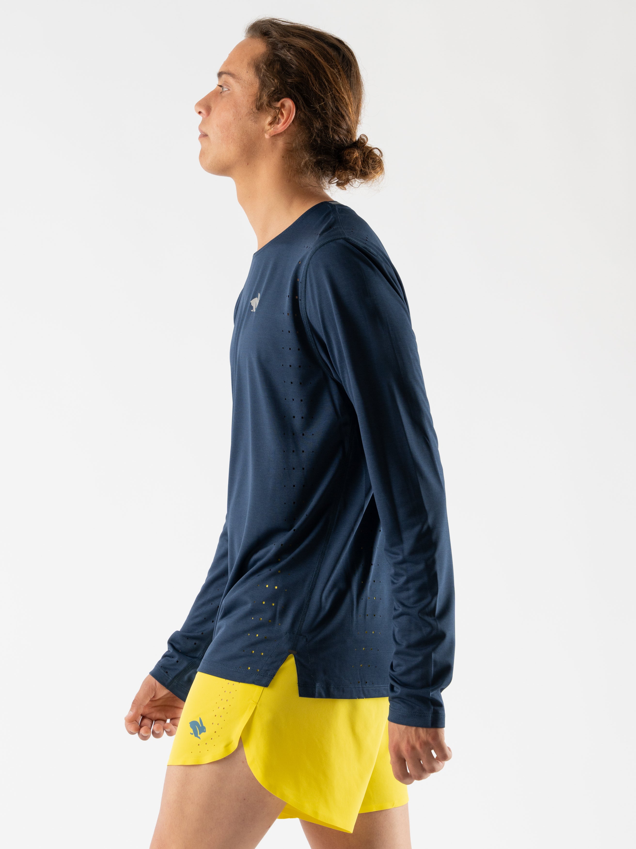 Race Pace Long Sleeve Running Shirt for Men & Women - Lightweight Performance Tee for Marathon, Training & Outdoor Sports