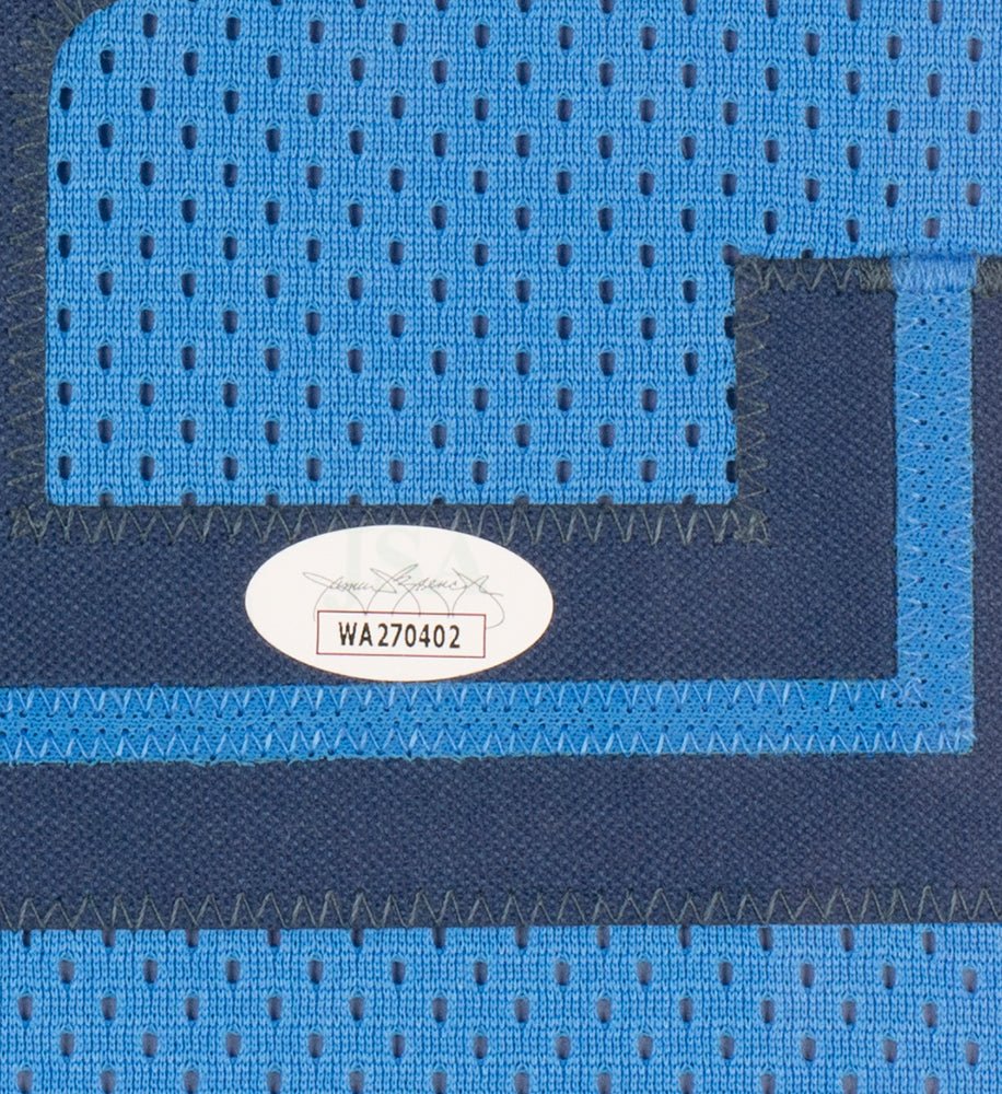 Desmond Bane Memphis Grizzlies Signed Framed Authentic Blue Basketball Jersey with JSA COA - Perfect for Sports Memorabilia Collectors and Grizzlies Fans Display