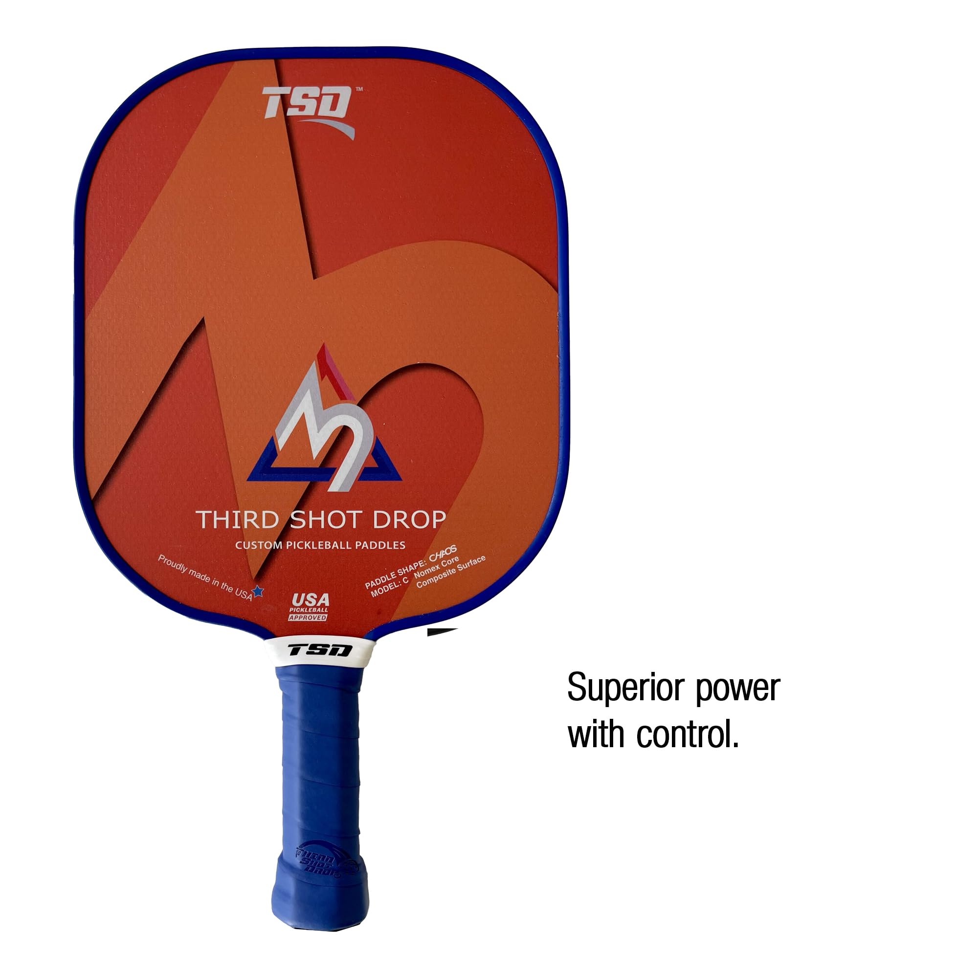 Premium Custom Pickleball Paddle - Chaos Wide Body Design | Lightweight & Durable for Competitive Play | Perfect for Tournaments, Recreational Games & Outdoor Sports