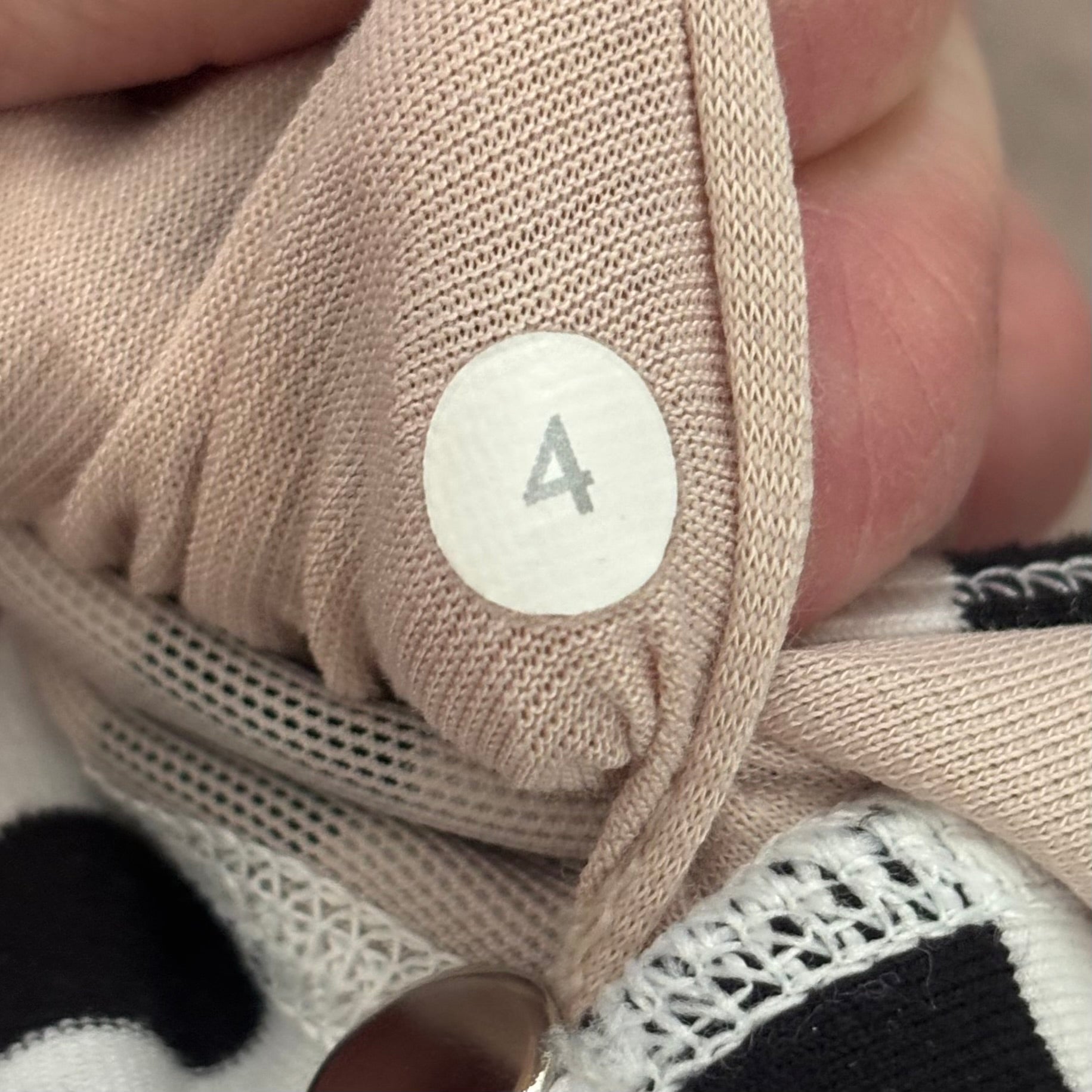 Lululemon Women's Athletic Sports Bra - Black & White, Size S - Perfect for Yoga, Running & Gym Workouts