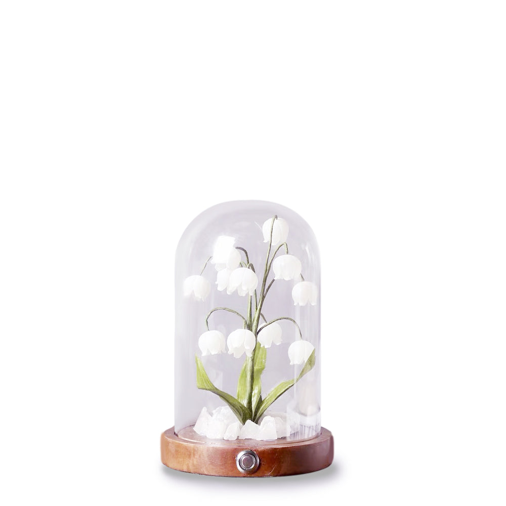 Bell Orchid Warm Night Light - Soft Glow LED Bedside Lamp for Nursery, Kids Room, and Relaxation | Perfect for Nighttime Feeding, Reading & Creating a Cozy Atmosphere