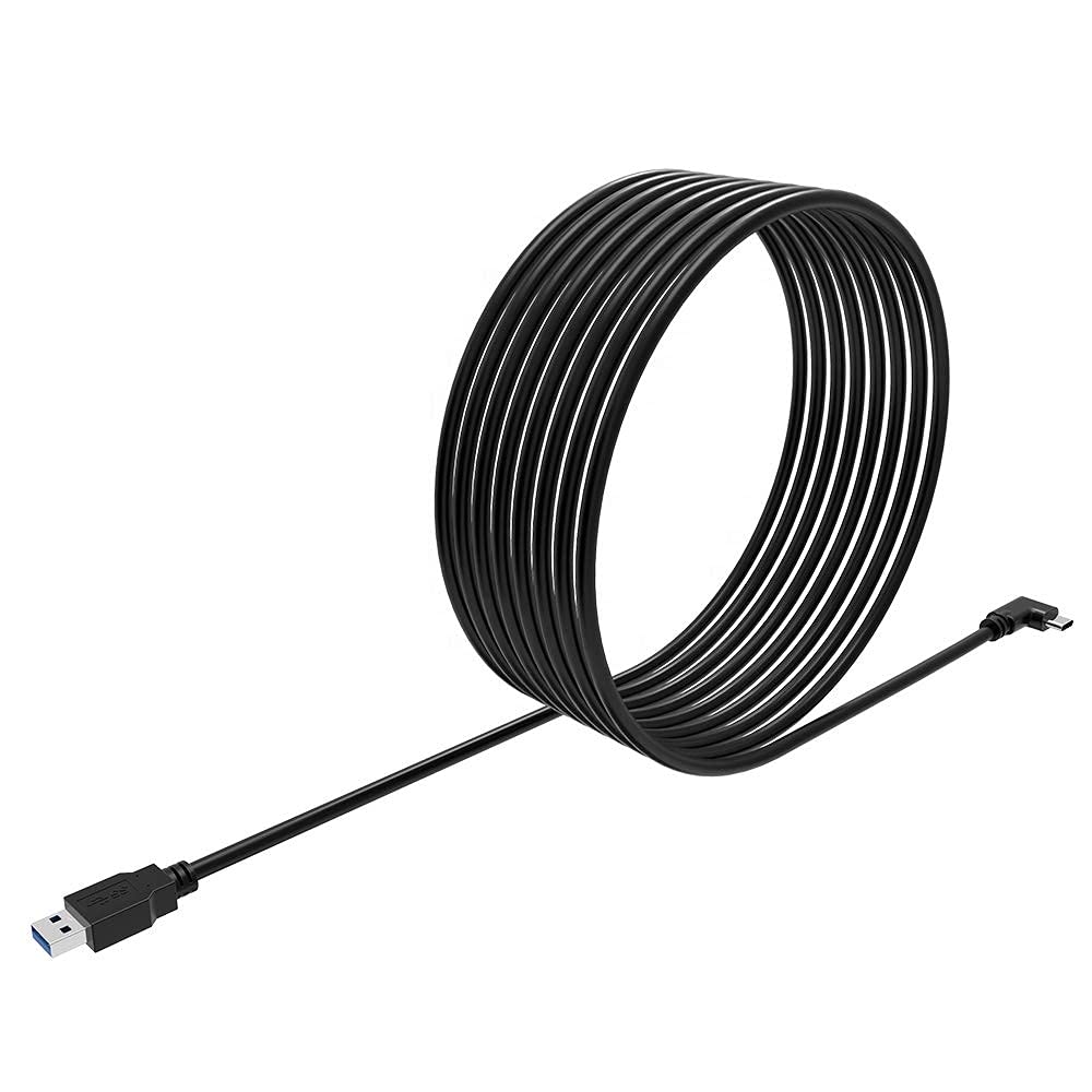 Skywin 16FT USB A to USB C Cable - High Speed Data Transfer & Fast Charging Cord for Oculus Quest 2/Pro, Gaming PCs, VR Headsets - Durable Nylon Braided Replacement Cable for VR Gaming & PC Accessories