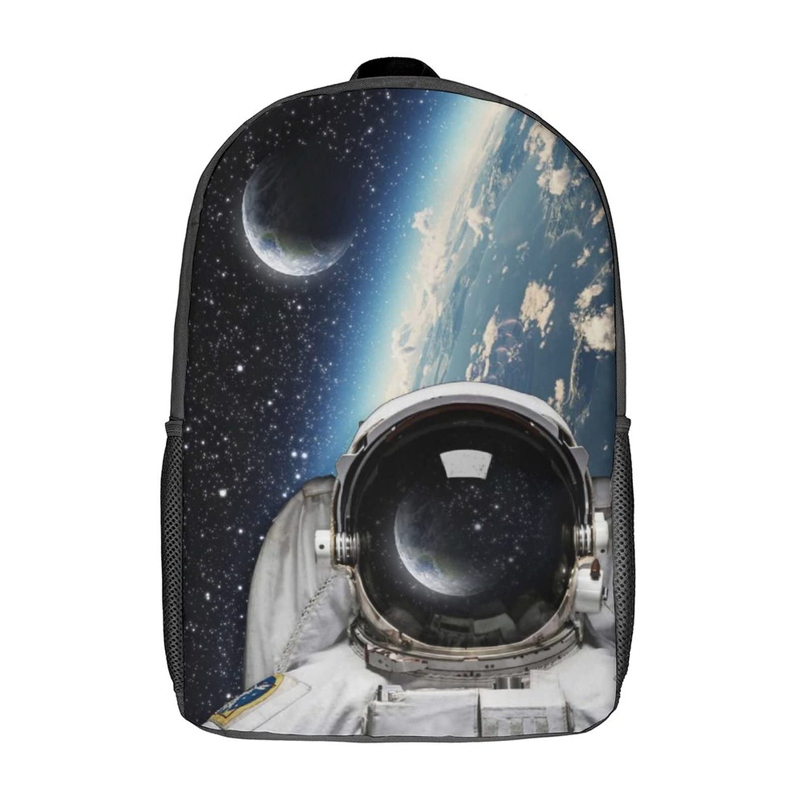 Universe Space Astronaut Themed Backpack - 15.6 Inch Laptop Bag for School, Work & Travel - Durable Hiking Daypack for Men, Women & Teens - Perfect for Students, Commuters & Outdoor Adventures