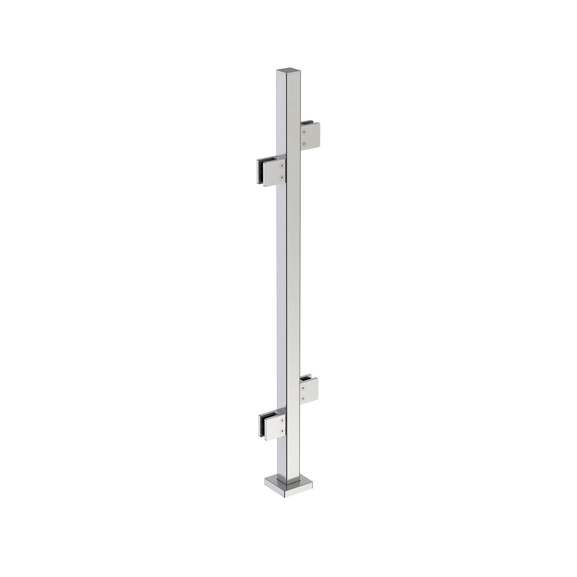Heavy Duty 316 Stainless Steel Glass Railing Post - 36