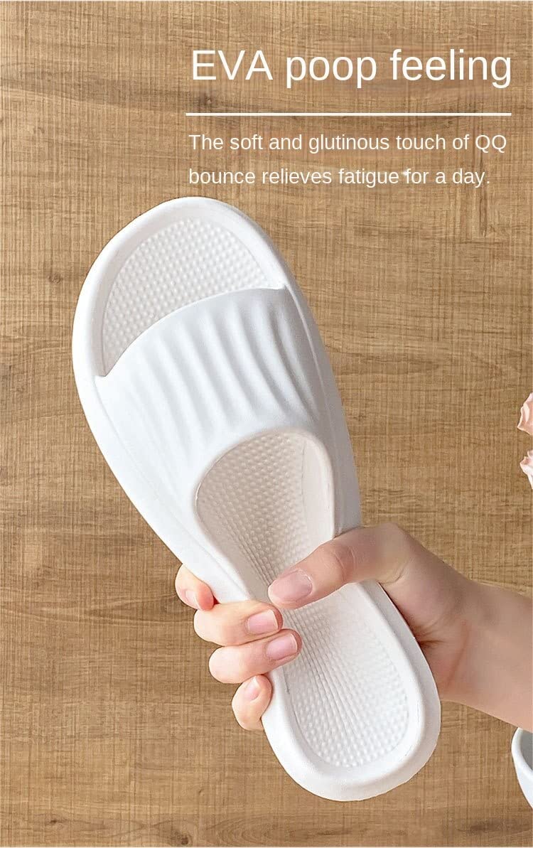 Women's Quick-Drying Anti-Slip Shower Sandals - Open Toe Summer Bathroom Slippers with Non-Slip Sole for Wet Floors, Poolside & Spa Use