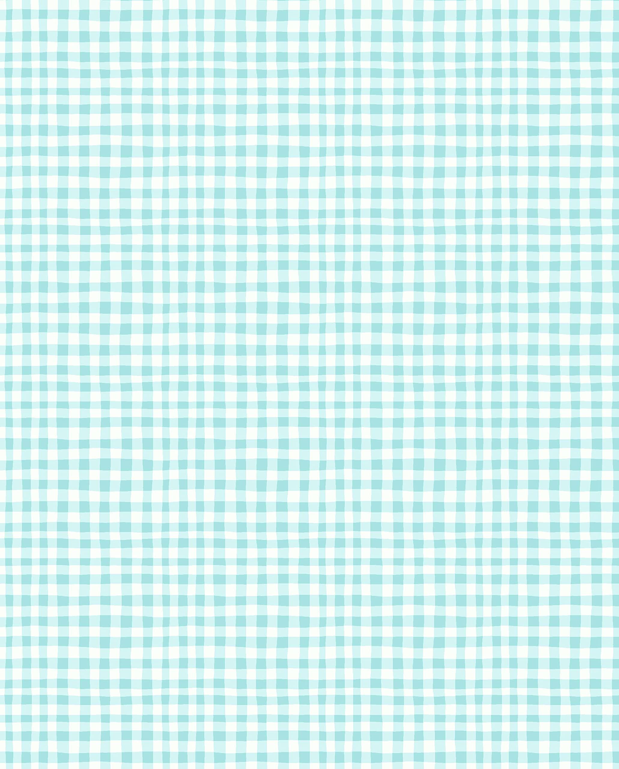 Michael Miller Gingham Play Fabric - Powder Blue Cotton Quilting Material for DIY Crafts, Home Decor & Sewing Projects | Perfect for Quilts, Apparel & Baby Blankets