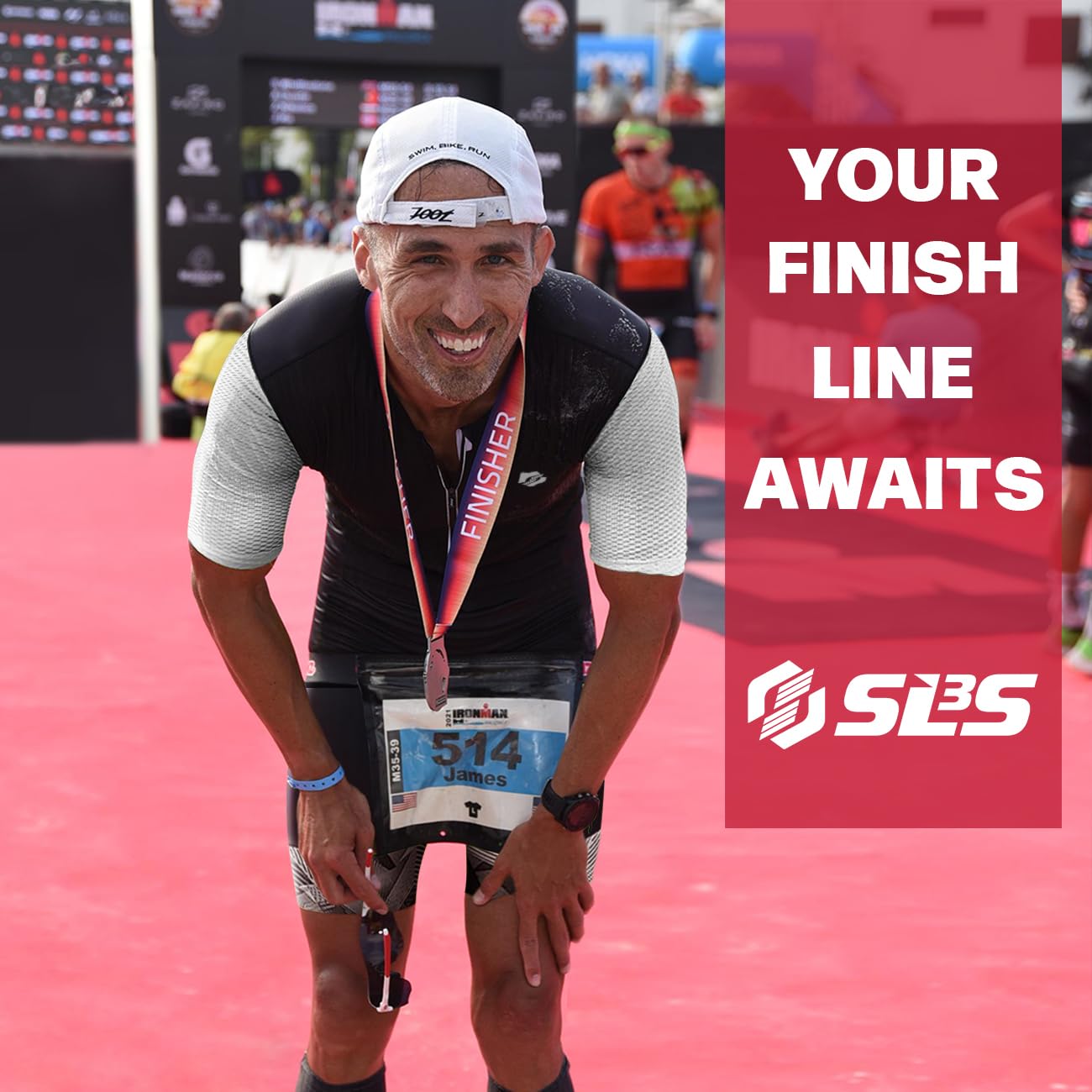 Men's Triathlon Suit - Aerodynamic Sleeved Trisuit with Premium FX Fabrics - Lightweight & Breathable for Swimming, Cycling & Running - 2 Convenient Pockets - Ideal for Ironman & Triathlon Competitions