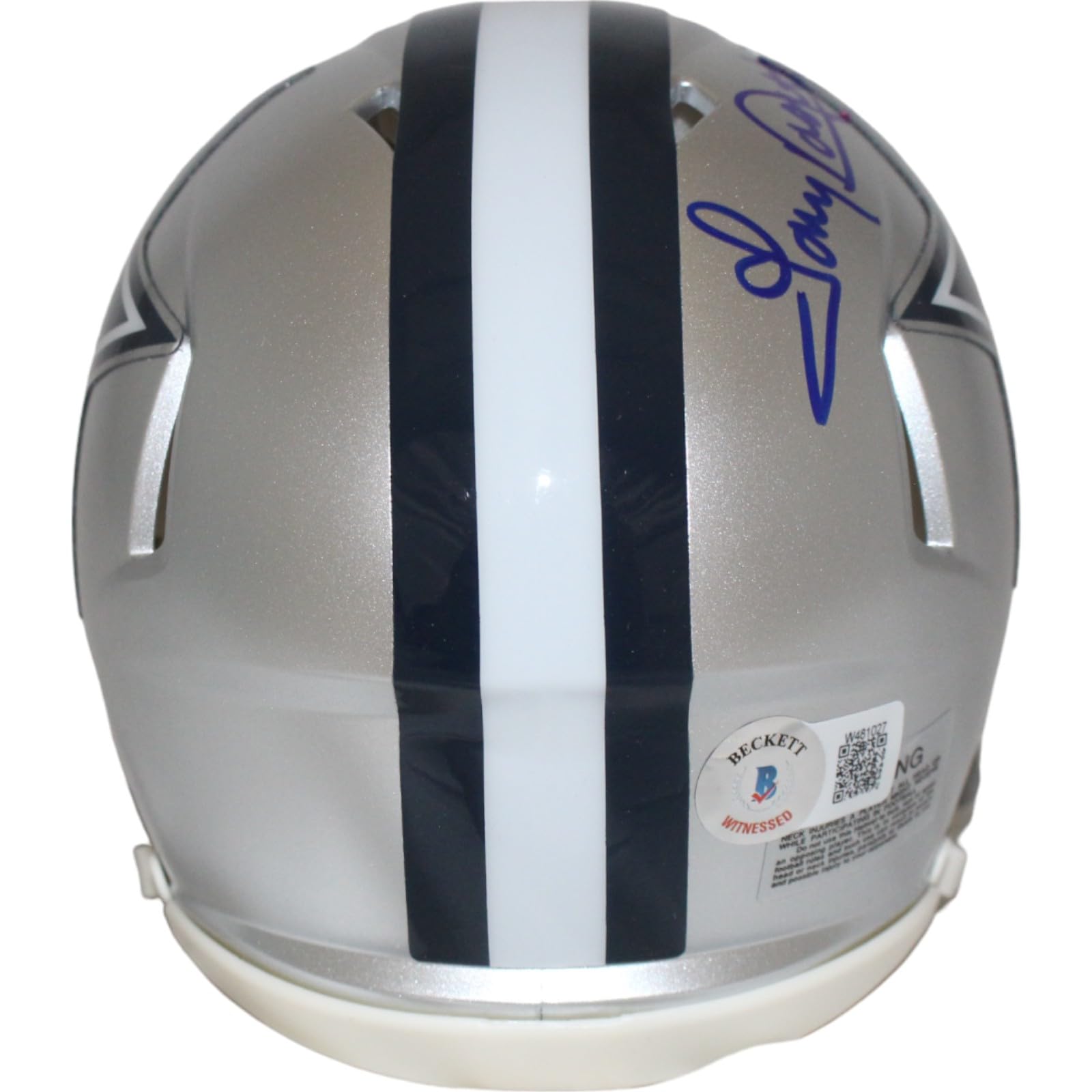 Tony Dorsett Autographed Dallas Cowboys Speed Mini Helmet - Beckett Certified - Perfect for NFL Collectors, Sports Memorabilia Displays & Cowboys Fan Gifts