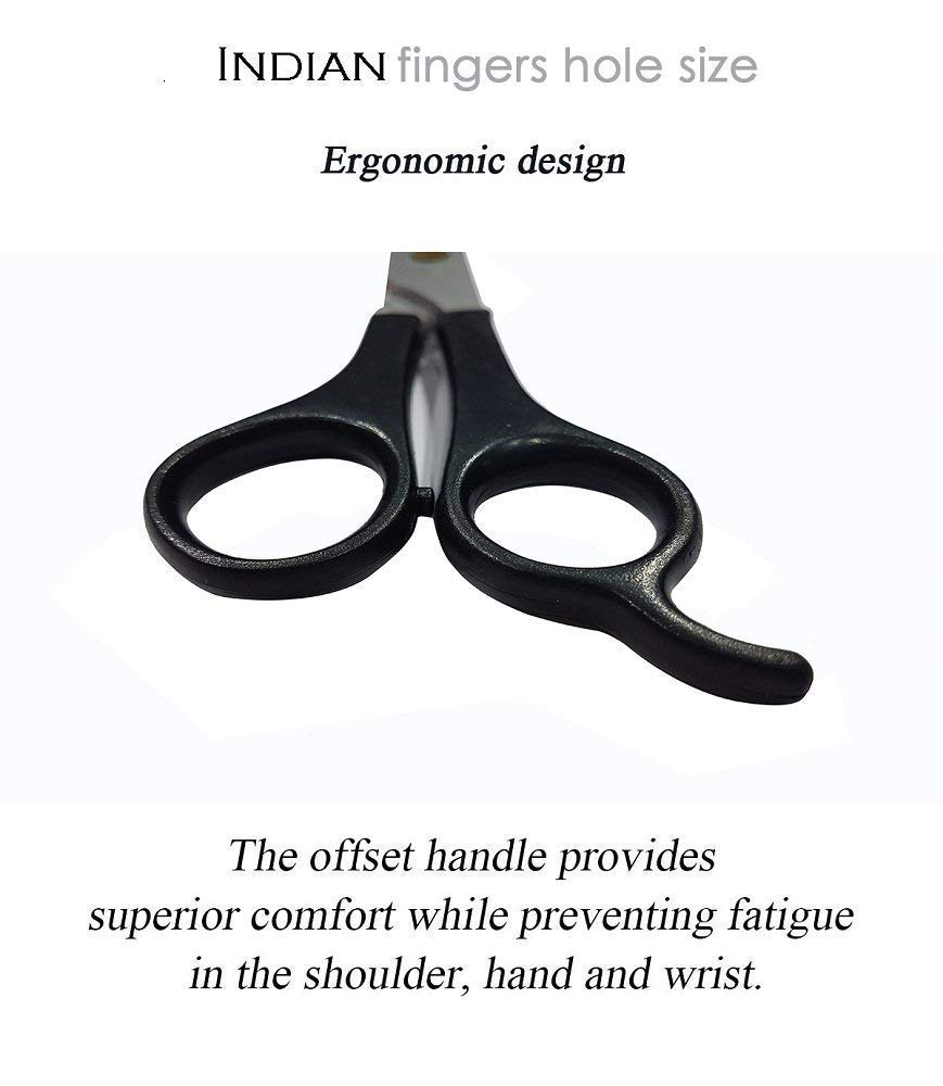 BOXO Professional Hair Cutting Scissors - Smooth & Comfortable Barber Shears for Men, Women & Kids - Precision Styling for Moustache Trimming & Haircuts - Perfect for Home & Salon Use (1pc)