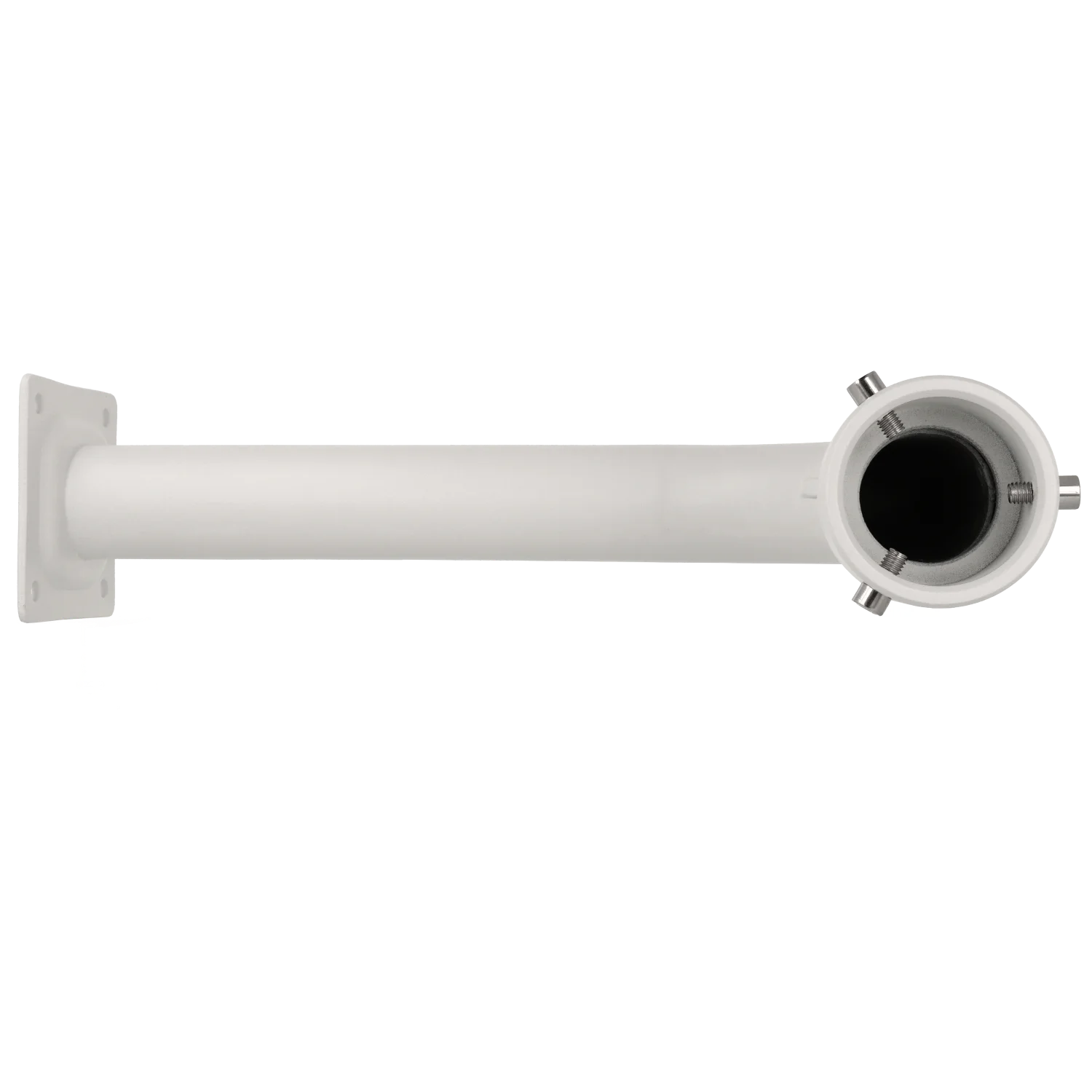 White PTZ Camera Wall Mount Bracket - Heavy Duty Galvanized Steel for Outdoor Security & Surveillance Cameras - Ideal for Home, Office & Commercial Use