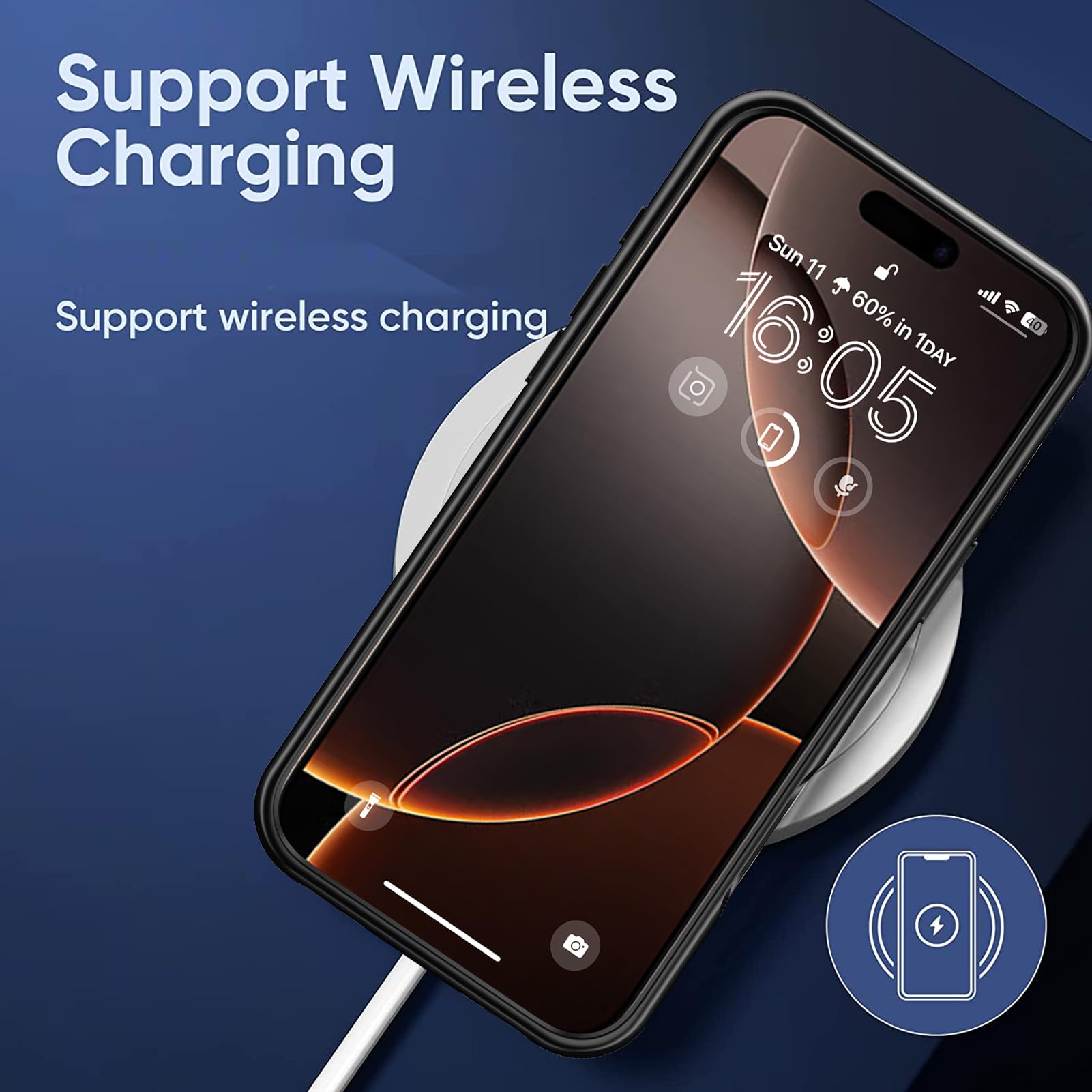 12000mAh MagSafe Compatible Battery Case for iPhone 16 Pro Max (6.9 inch) - High Capacity Rechargeable Protective Charger Case with Wireless Charging & CarPlay Support | Perfect for Travel, Work & Outdoor Activities (Black)