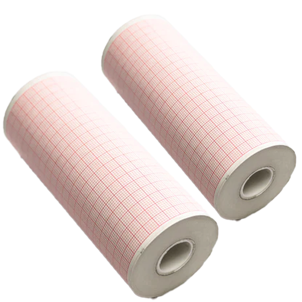 LIFEPAK ECG Paper Rolls (2-Pack) - Compatible with LP1000, LP12, LP15 Defibrillators - Ideal for Medical Emergencies & Hospital Use