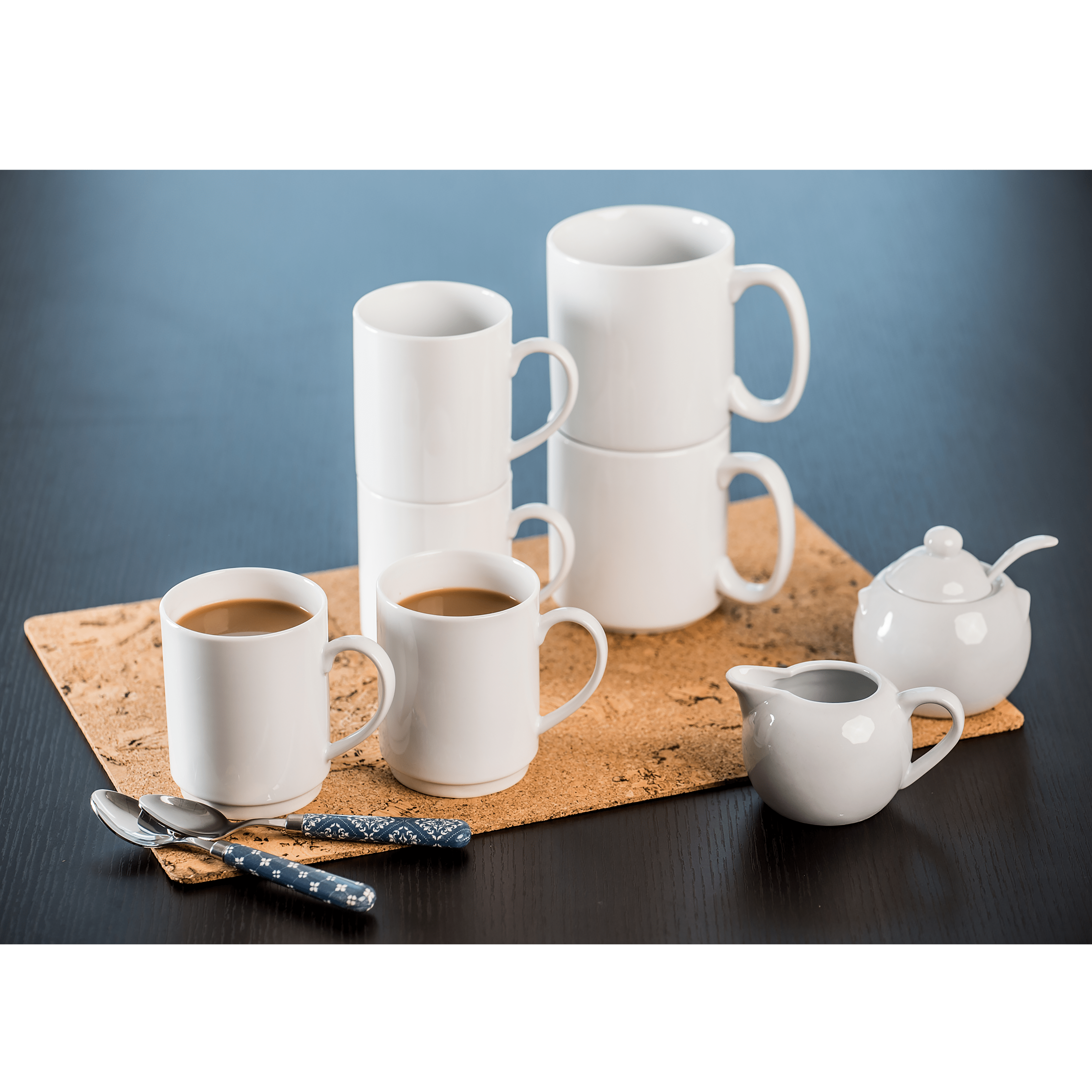 Premium BIA White Porcelain Creamer - 8oz Milk Pitcher for Coffee & Tea - Elegant Tableware for Restaurants, Cafes & Home Breakfast