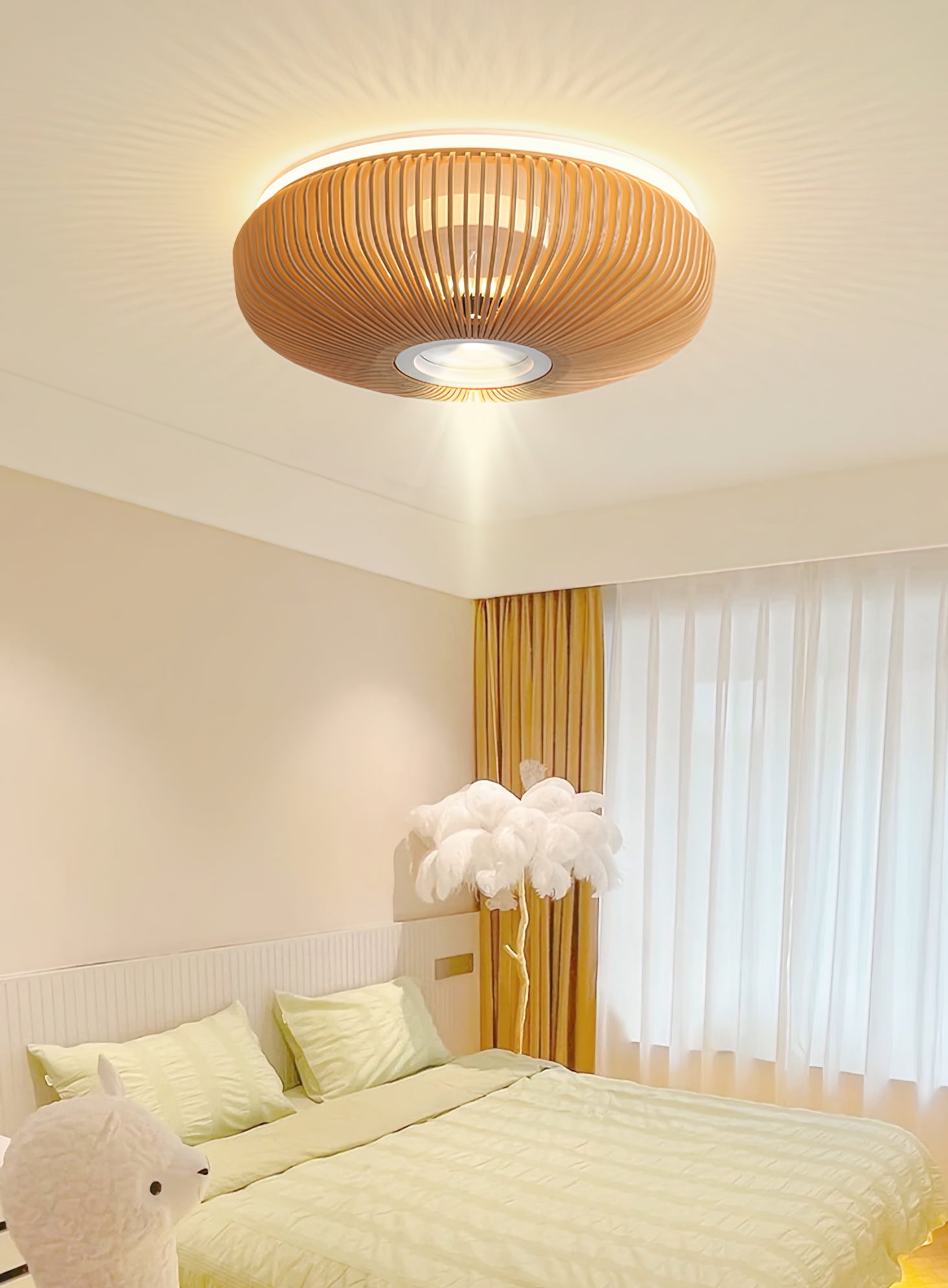 Modern Clava Ceiling Lamp - Energy Efficient LED Lighting Fixture for Living Room, Bedroom & Dining Room | Dimmable & Easy Installation Home Decor