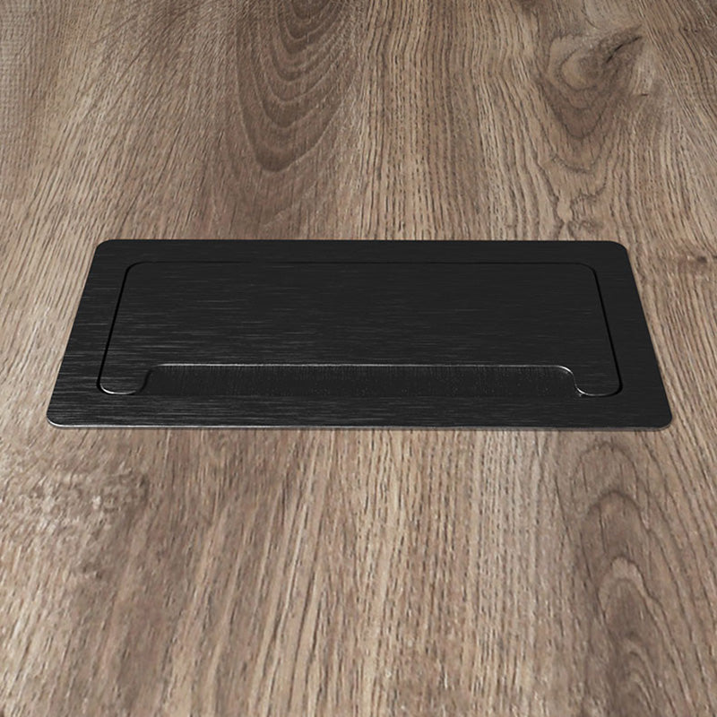 AFTAN 180cm Executive Desk with Left Panel - Warm Oak & Black Finish - Perfect for Home Office & Professional Workspaces